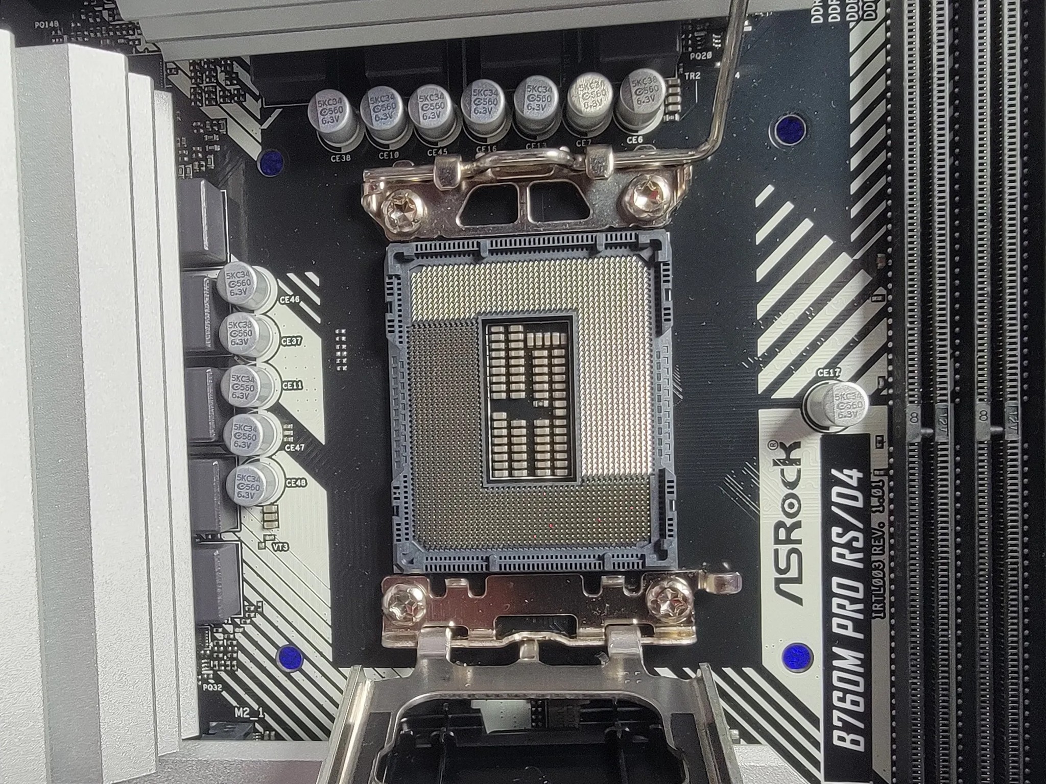 ASRock B760M Pro RS/D4 Motherboard for Intel 12th 13th and 14th Generation CPUs (LGA1700)