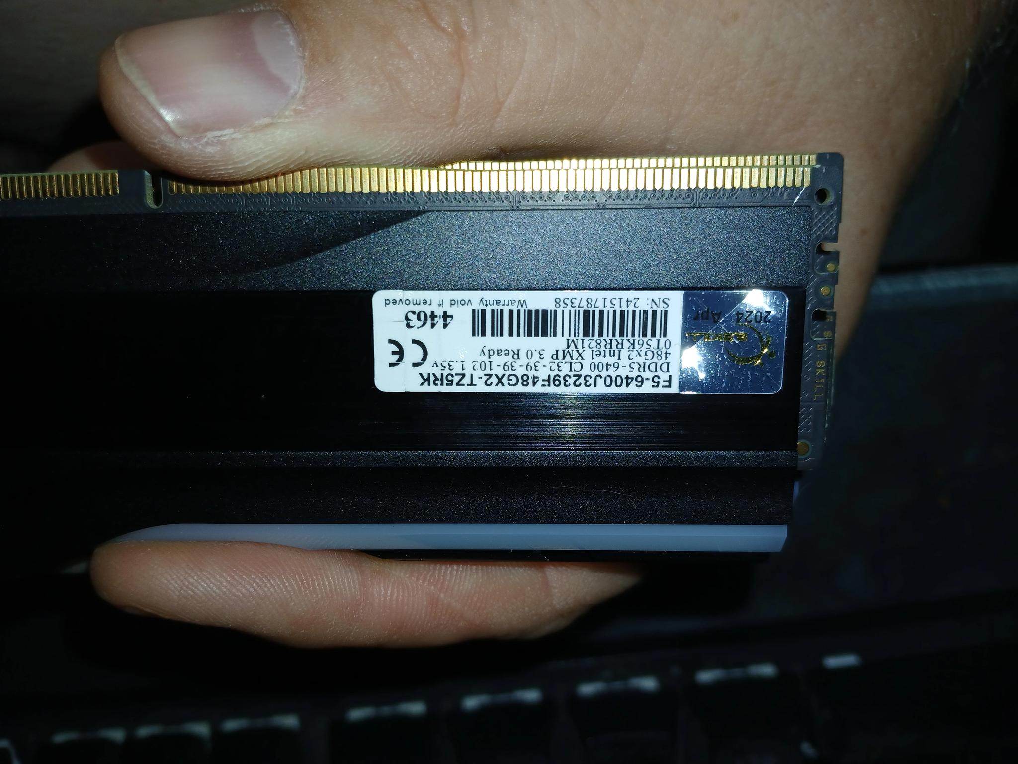 G.Skill Trident Z RGB 96GB (2×48GB) DDR5-6400 CL32 Memory