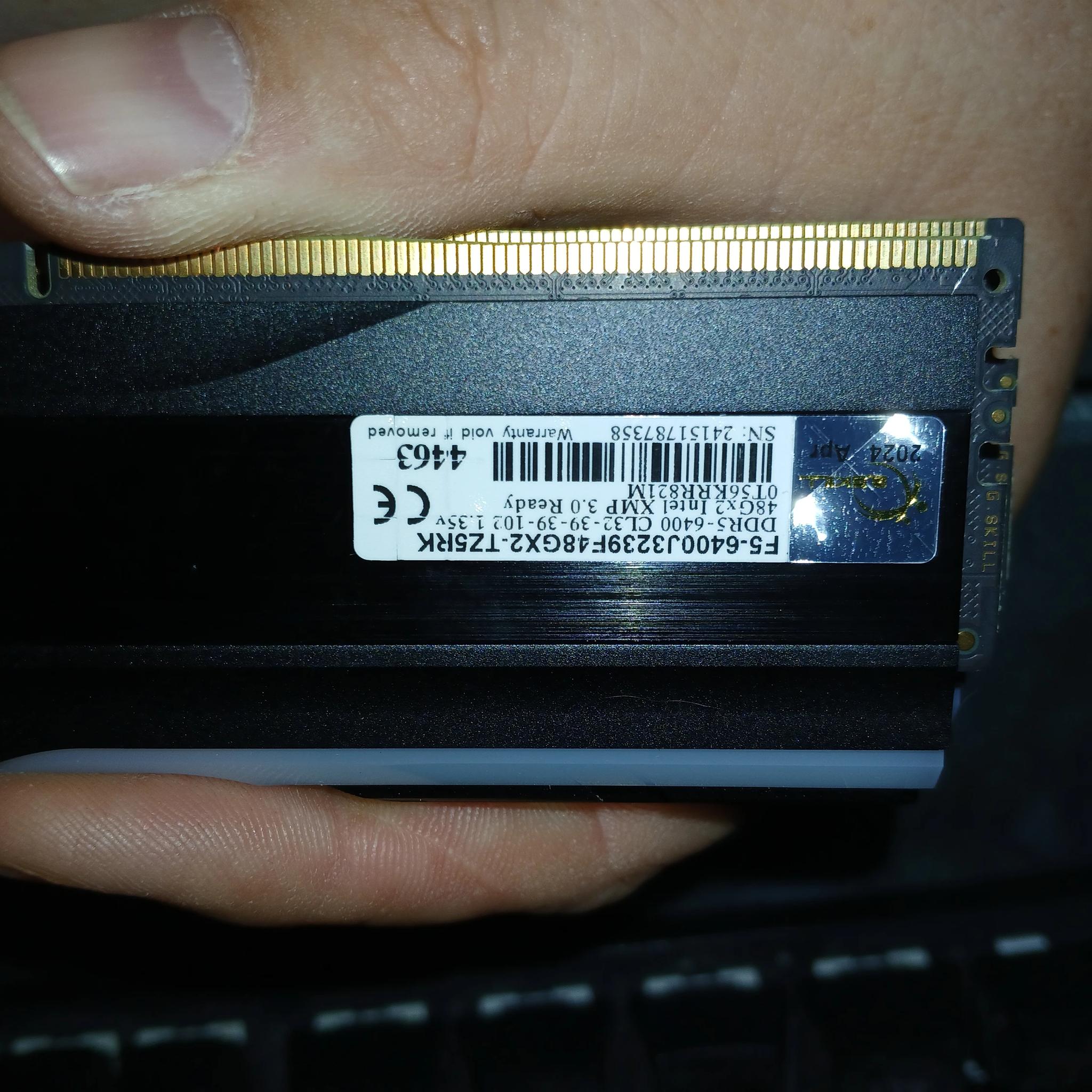 G.Skill Trident Z RGB 96GB (2×48GB) DDR5-6400 CL32 Memory
