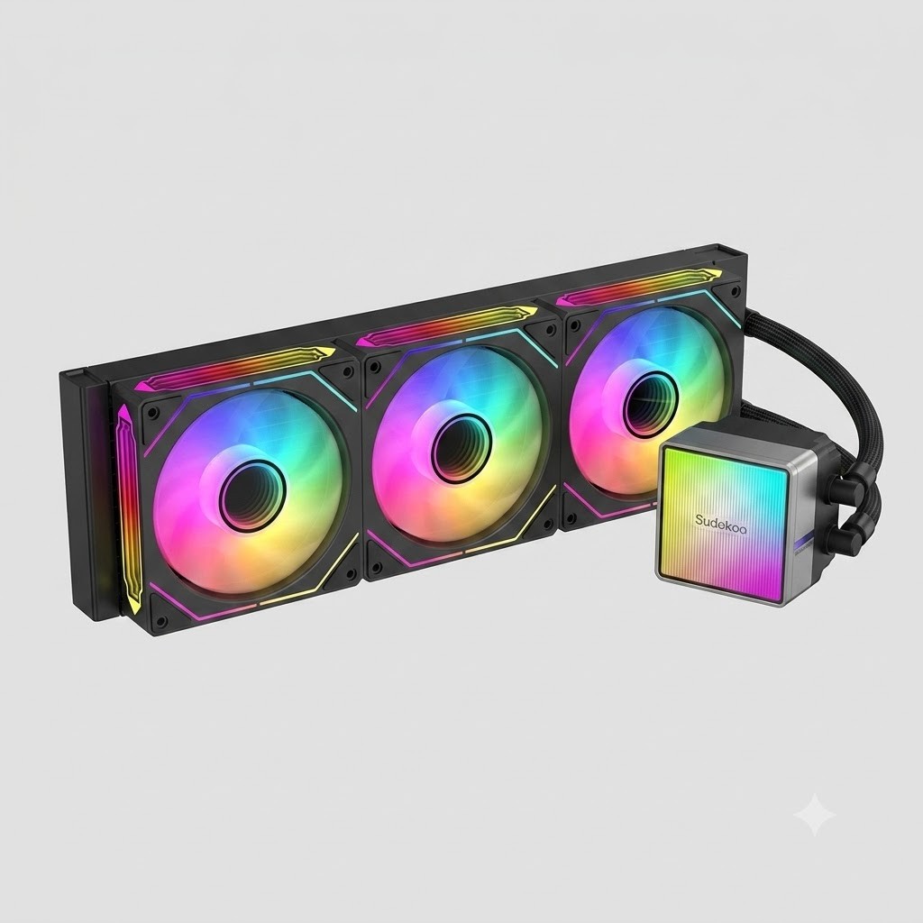 AIO CPU COOLER Sudokoo NEXAURA 360 Black Infinity Mirrors Plus