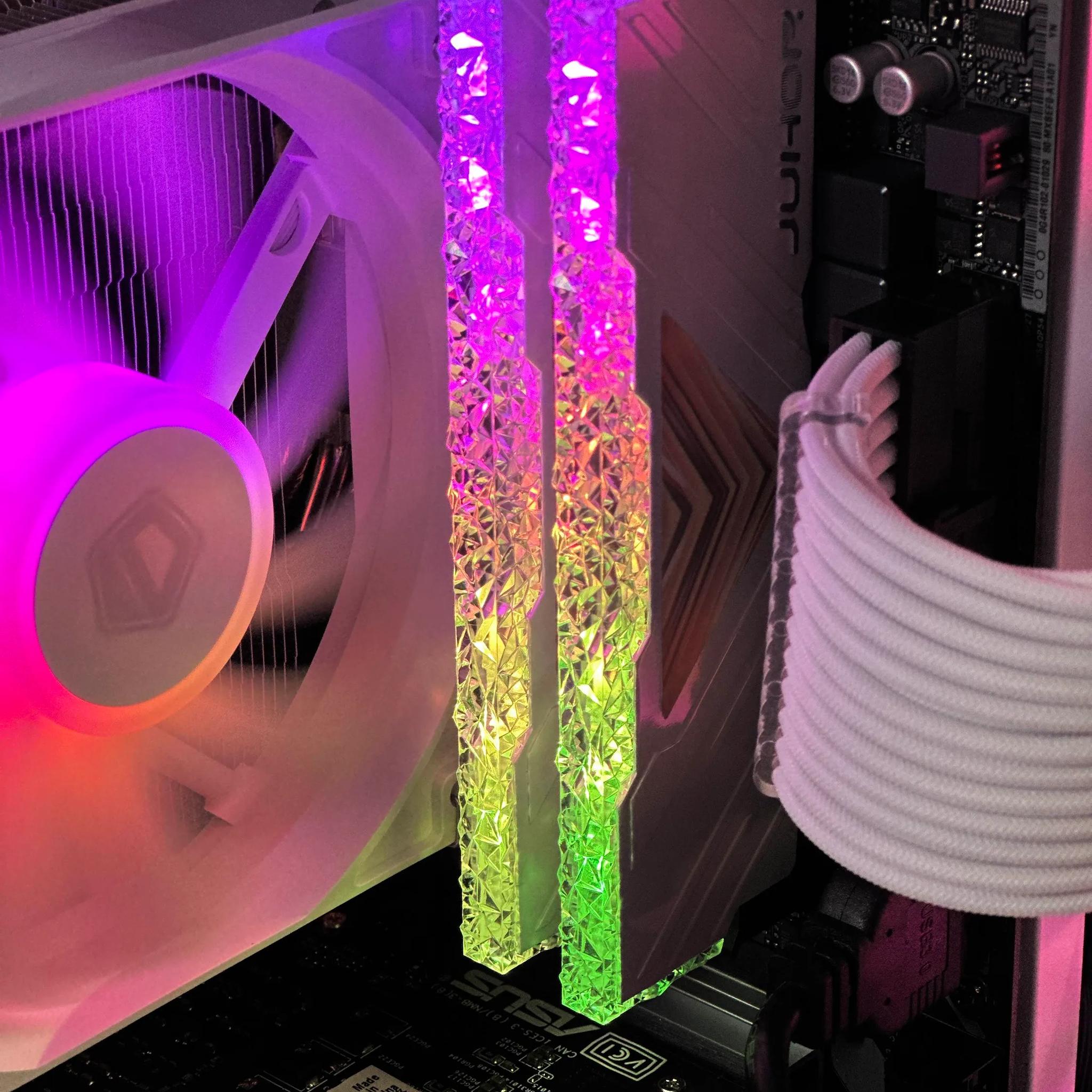 White Gaming PC |AMD Ryzen 5 2600| Nvidia GTX 1080 8GB | 16GB RAM | 480GB SSD | WIFI |