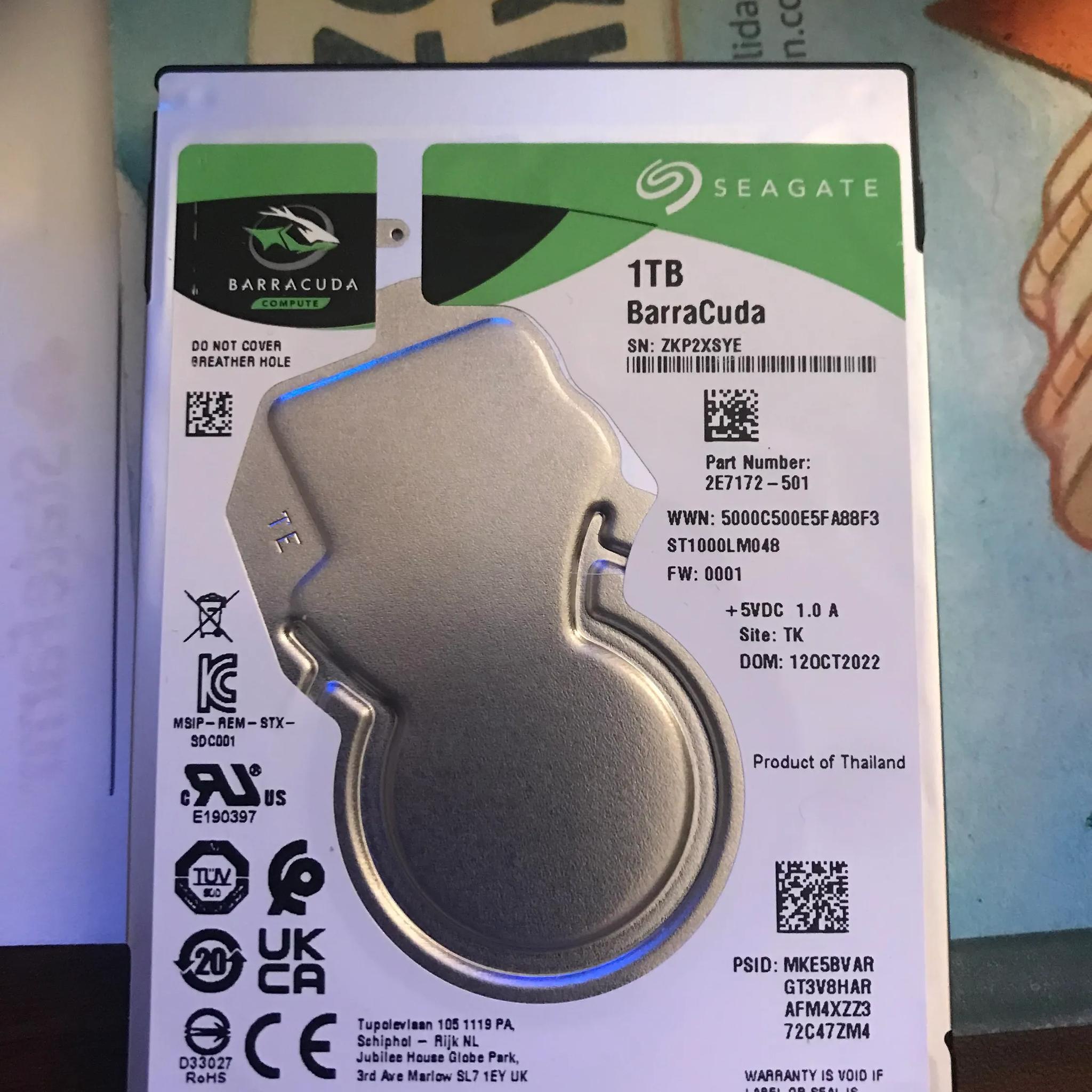SeaGate BarraCuda Hdd