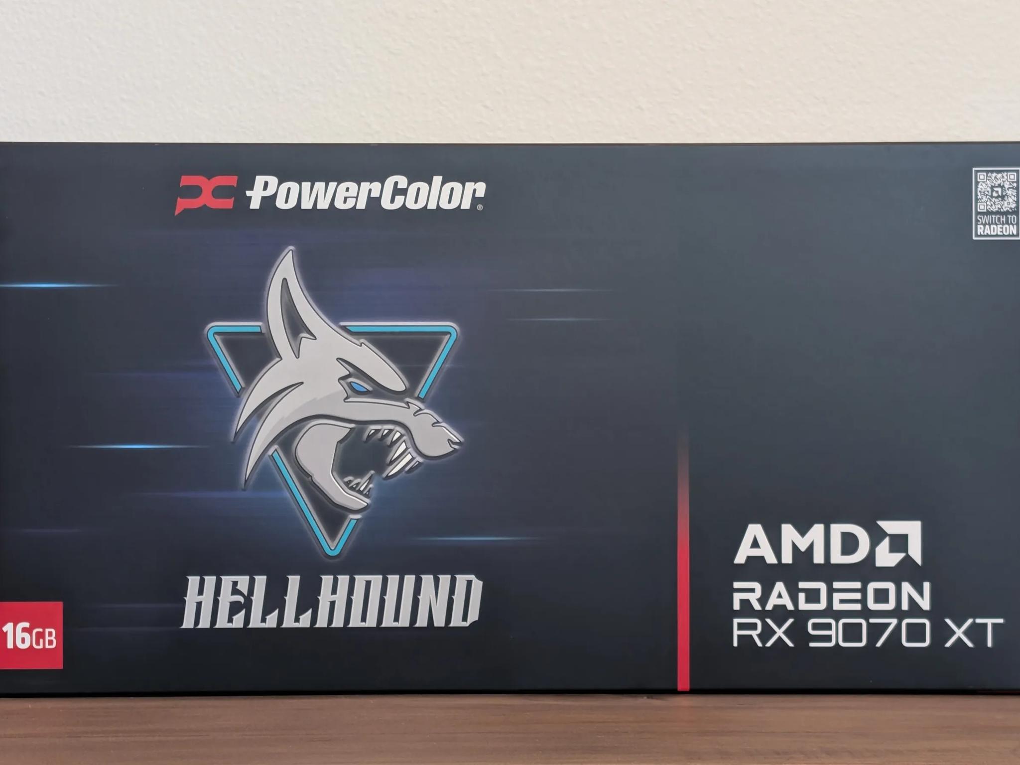 RX 9070XT 16GB PowerColor Hellhound OC, New