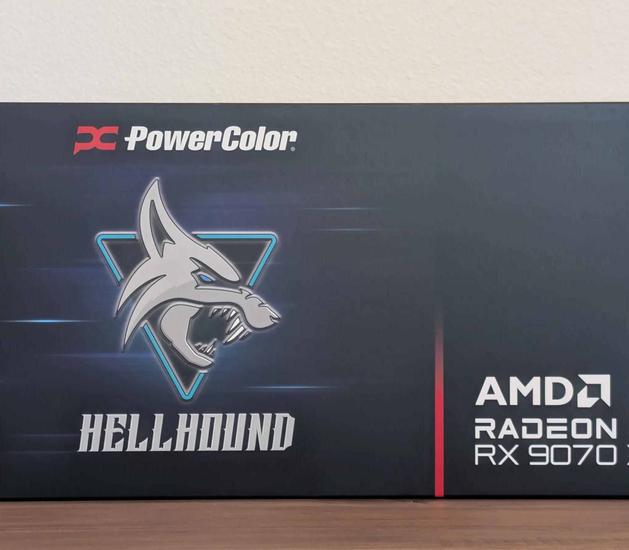 RX 9070XT 16GB PowerColor Hellhound OC, New