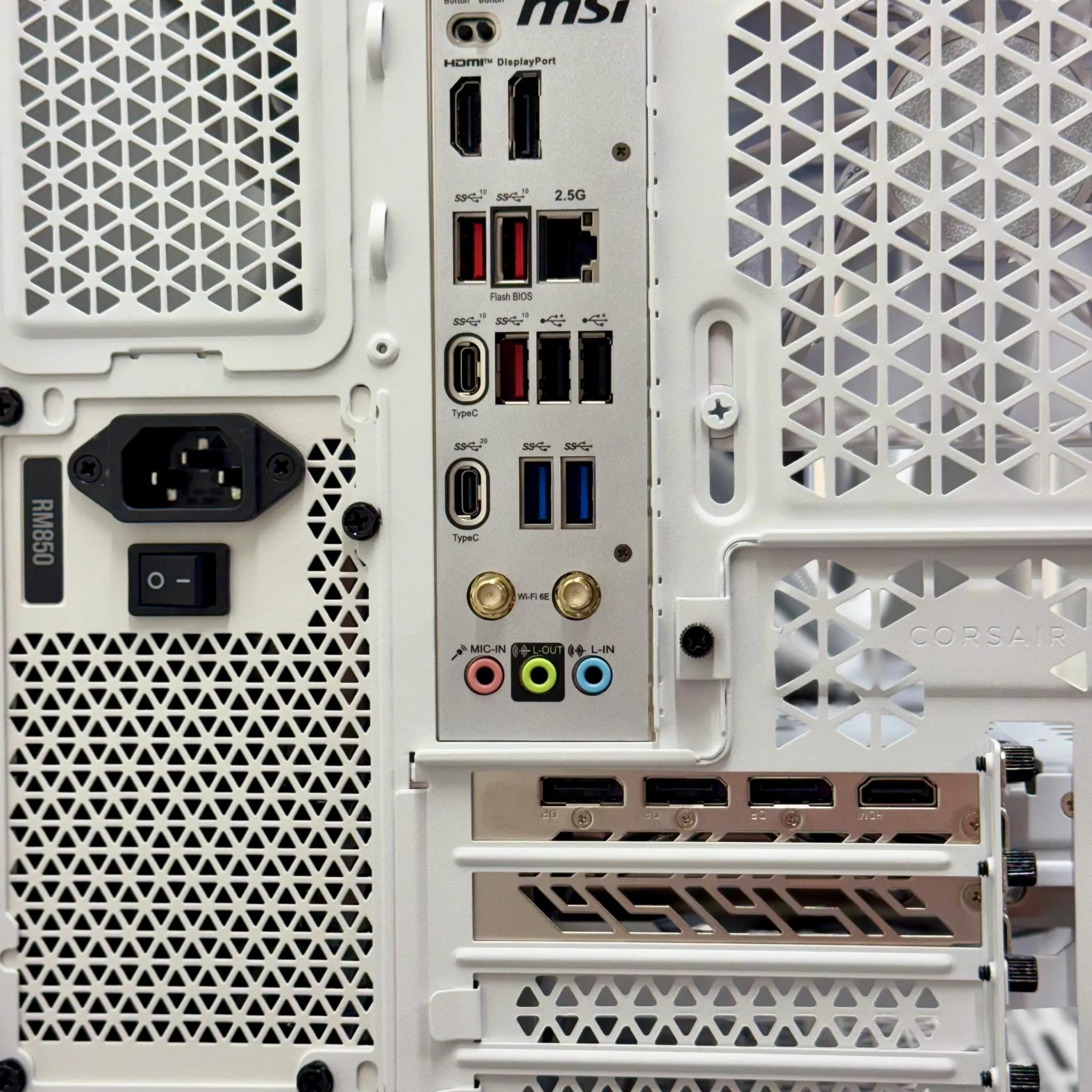 Corsair Dream Gaming PC ✨ 7900XT 20GB, Ryzen 7600X, 2TB M.2 SSD, 32GB RAM, Project ZERO MOBO, WIN11