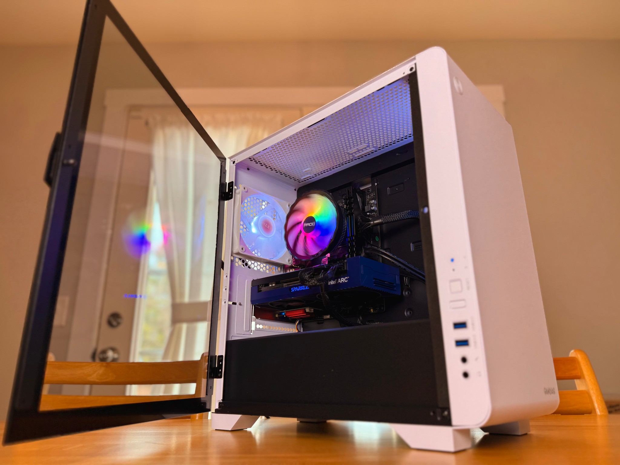 🐑🐜| Arc A580 8gb, Ryzen 5 2600, 16gb Ram, 512gb SSD, WiFi Equipped ARGB Gaming PC