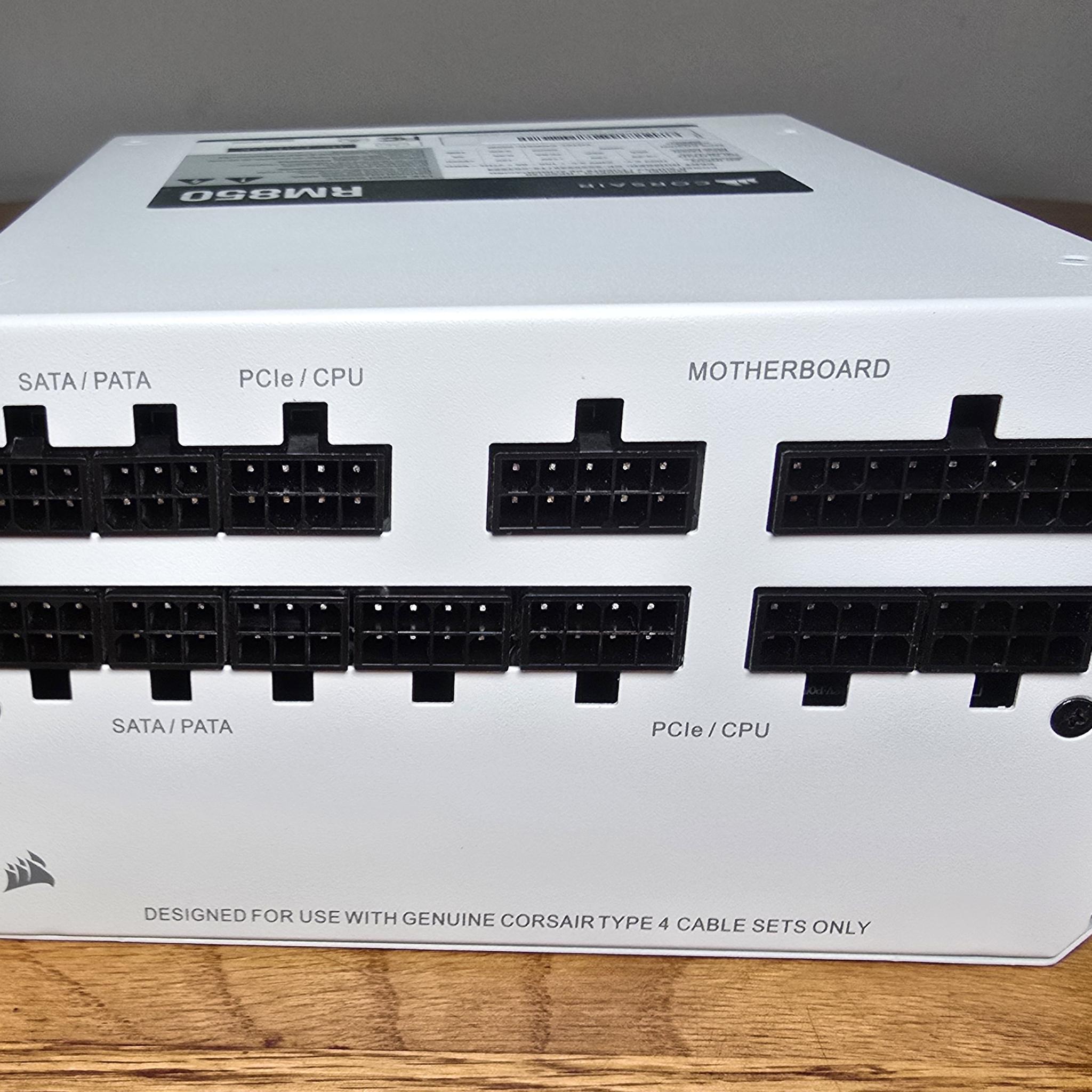 Corsair RM850 80 Plus Gold 850W Fully Modular Power Supply w/ Extra Cables !!