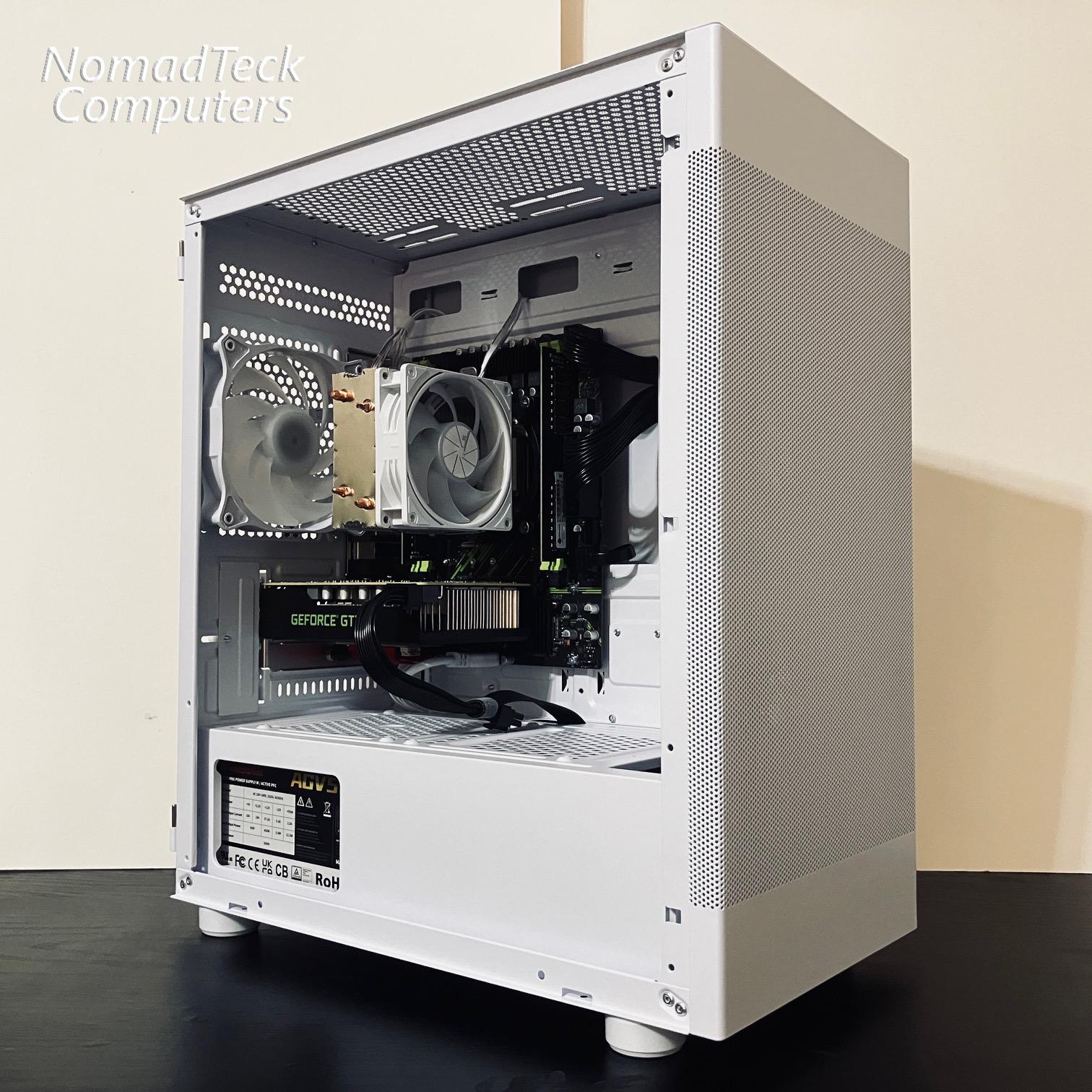 ❄️White Gaming PC wRGB - Intel Xeon 6-cores ● 16GB RAM ● 512GB SSD ● GTX 1660 Ti ● Great Value 1080p