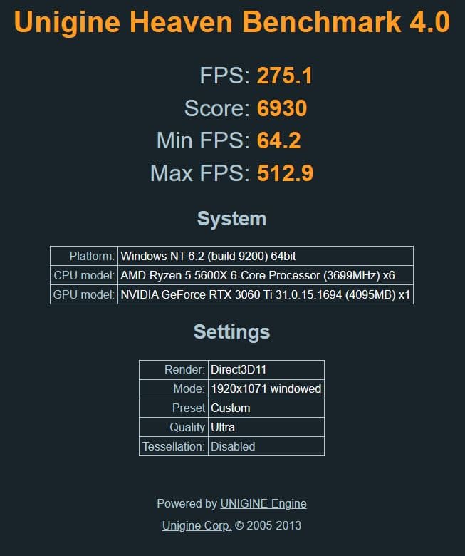 nVidia RTX 3060 TI, Ryzen 5 5600x, 32GB DDR4 3600MHz, 2 x Crucial 1TB NVMe, 650W Gold, WiFi/BT