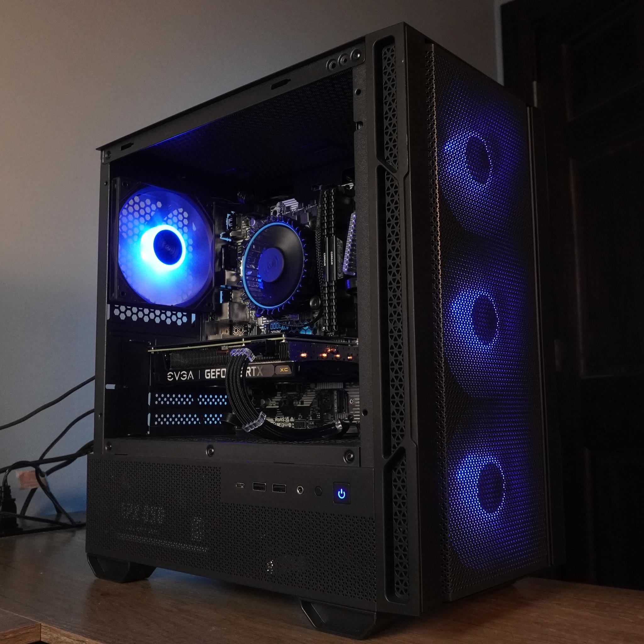 🖤 STEALTH 🖤 1440/1080p GAMING MACHINE 💚RTX 3060ti 💙 i5 12400f | 16GB | 1TB | WIFI