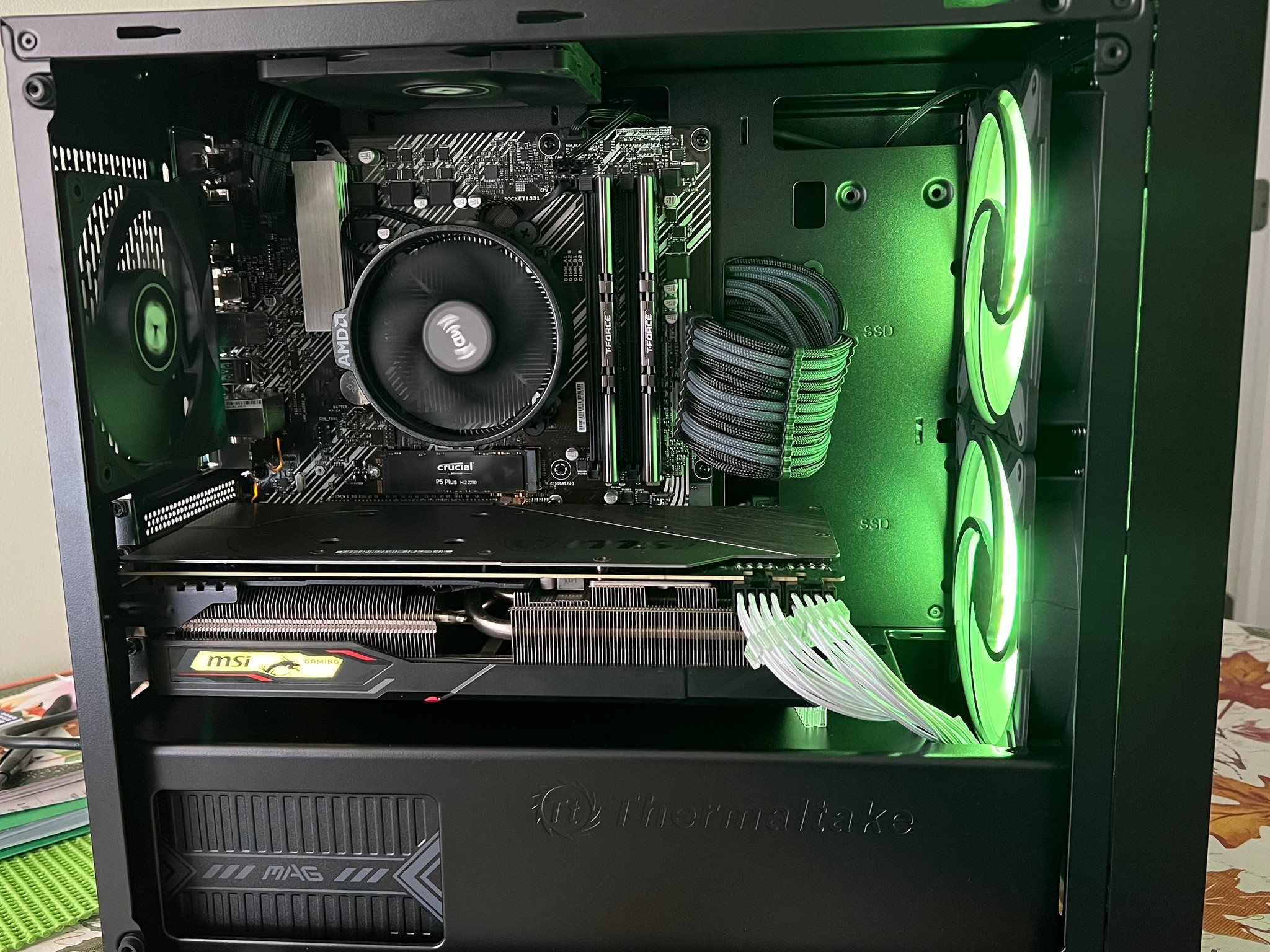 Budget friendly Ryzen 5 4500/RX 5600XT 6GB/16 GB DDR4 RAM/1 TB SSD/WIFI+LAN Ethernet