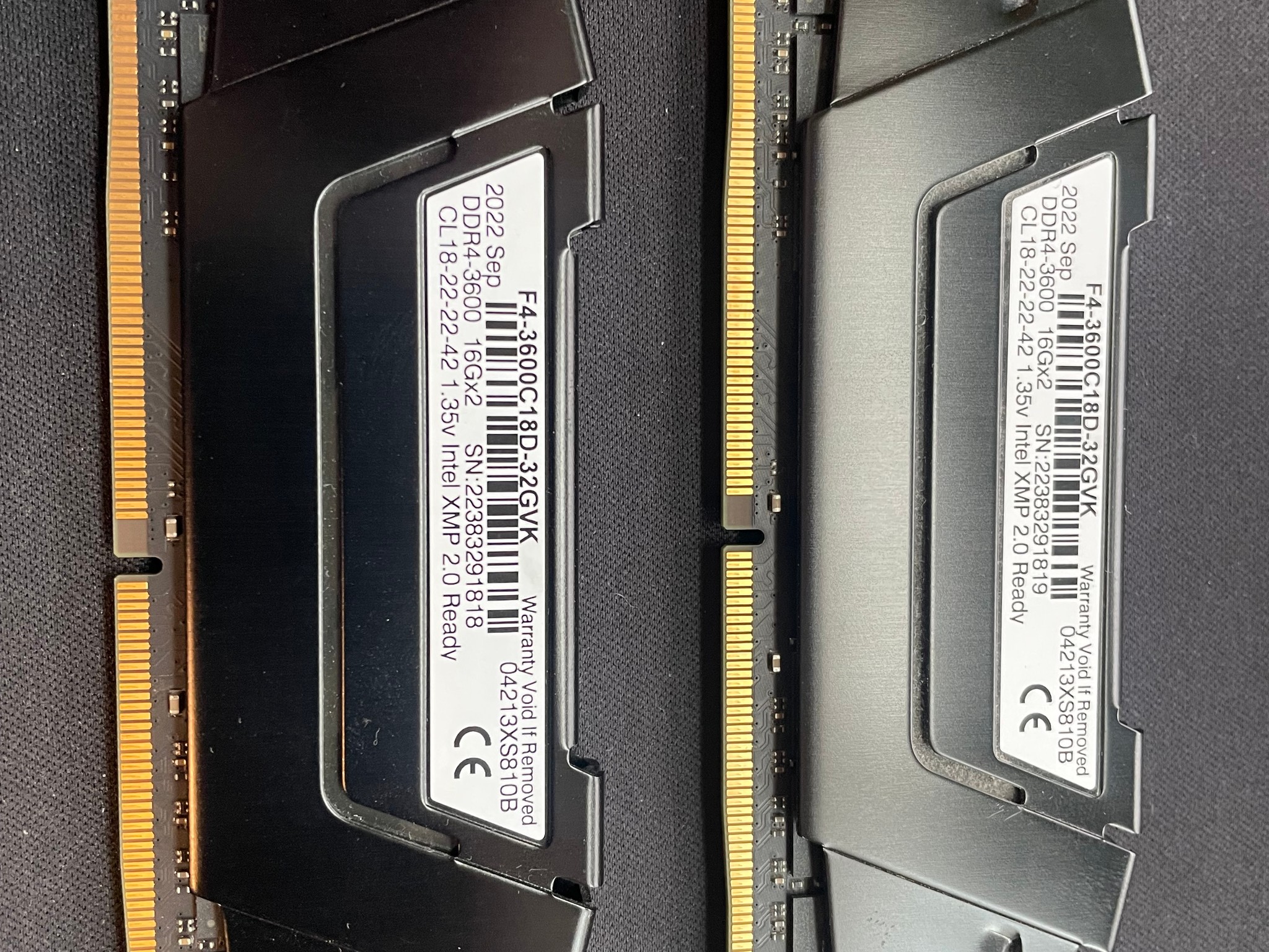 G.SKILL Ripjaws V DDR4-3600 32GB (2x16GB) RAM