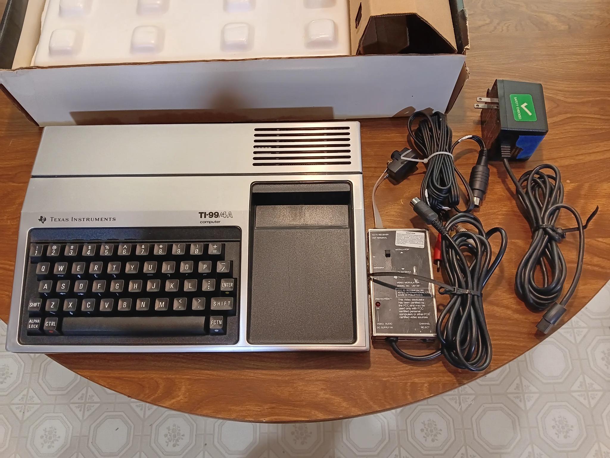 Vintage TI 99-4A Computer System Complete