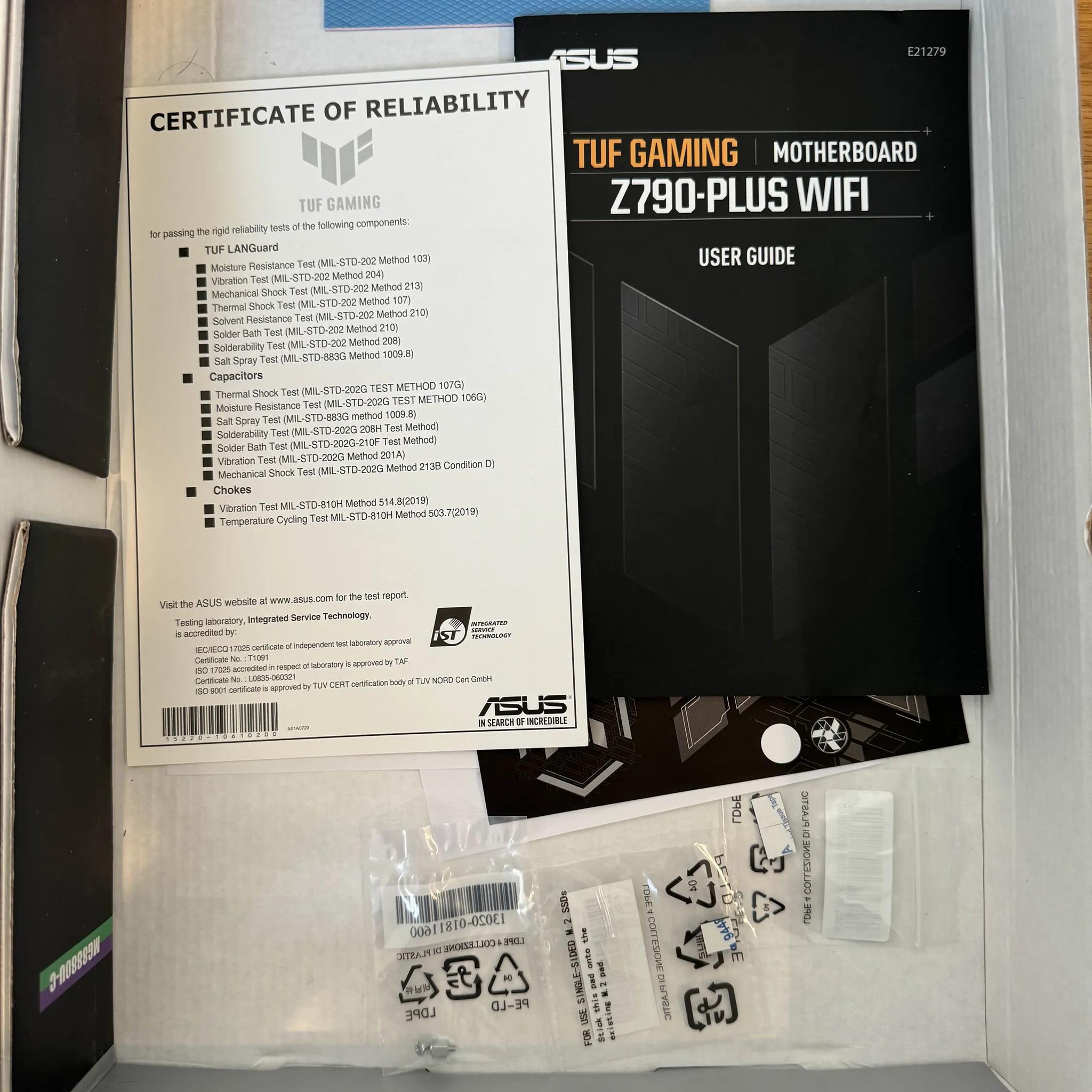 Asus TUF Gaming Z790-Plus Wifi DDR5
