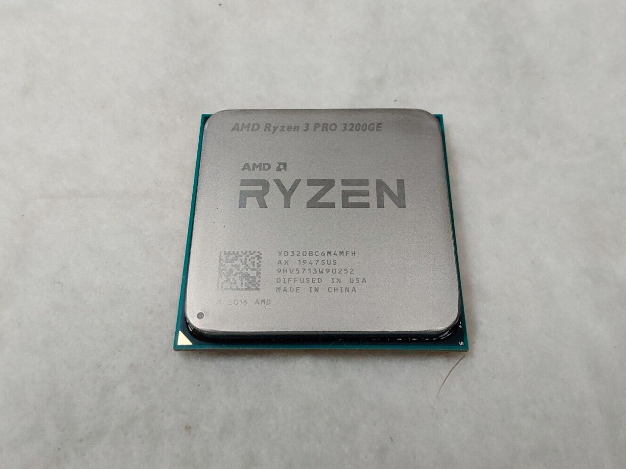AMD Ryzen 3 Pro 3200GE 3.3Ghz Quad Core CPU