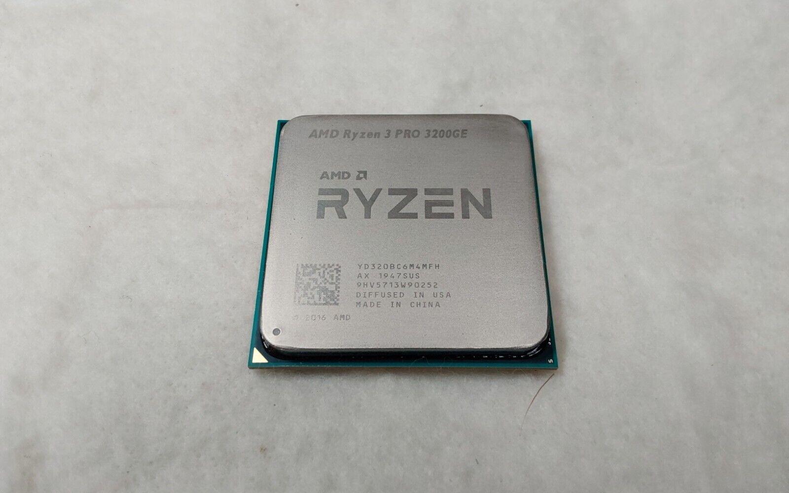 AMD Ryzen 3 Pro 3200GE 3.3Ghz Quad Core CPU