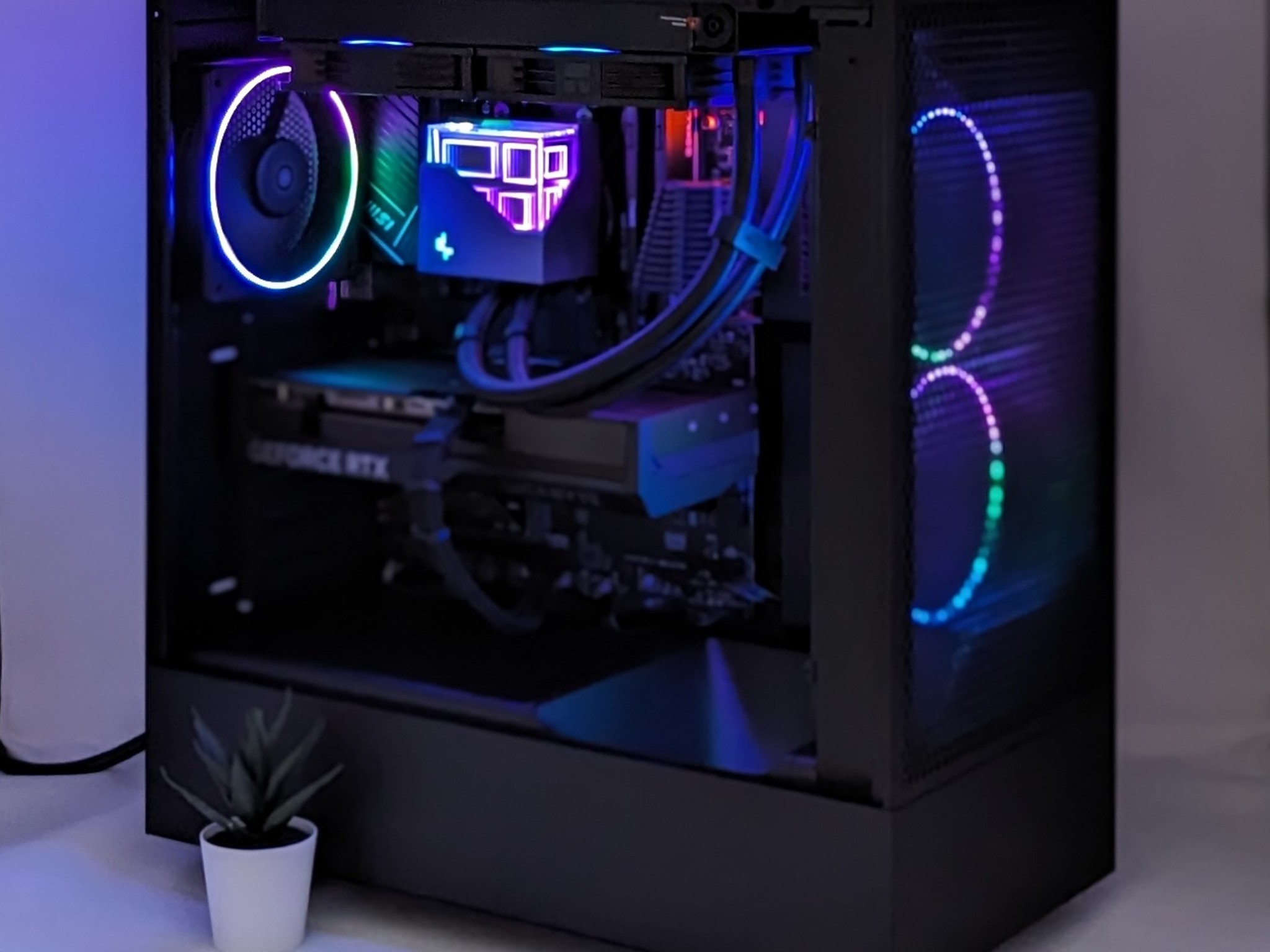 Elegant Flow | Nvidia RTX 4070 | Ryzen 7 7700X | 32gb RAM | Samsung 990 Pro 1TB Gen 4 NVMe SSD