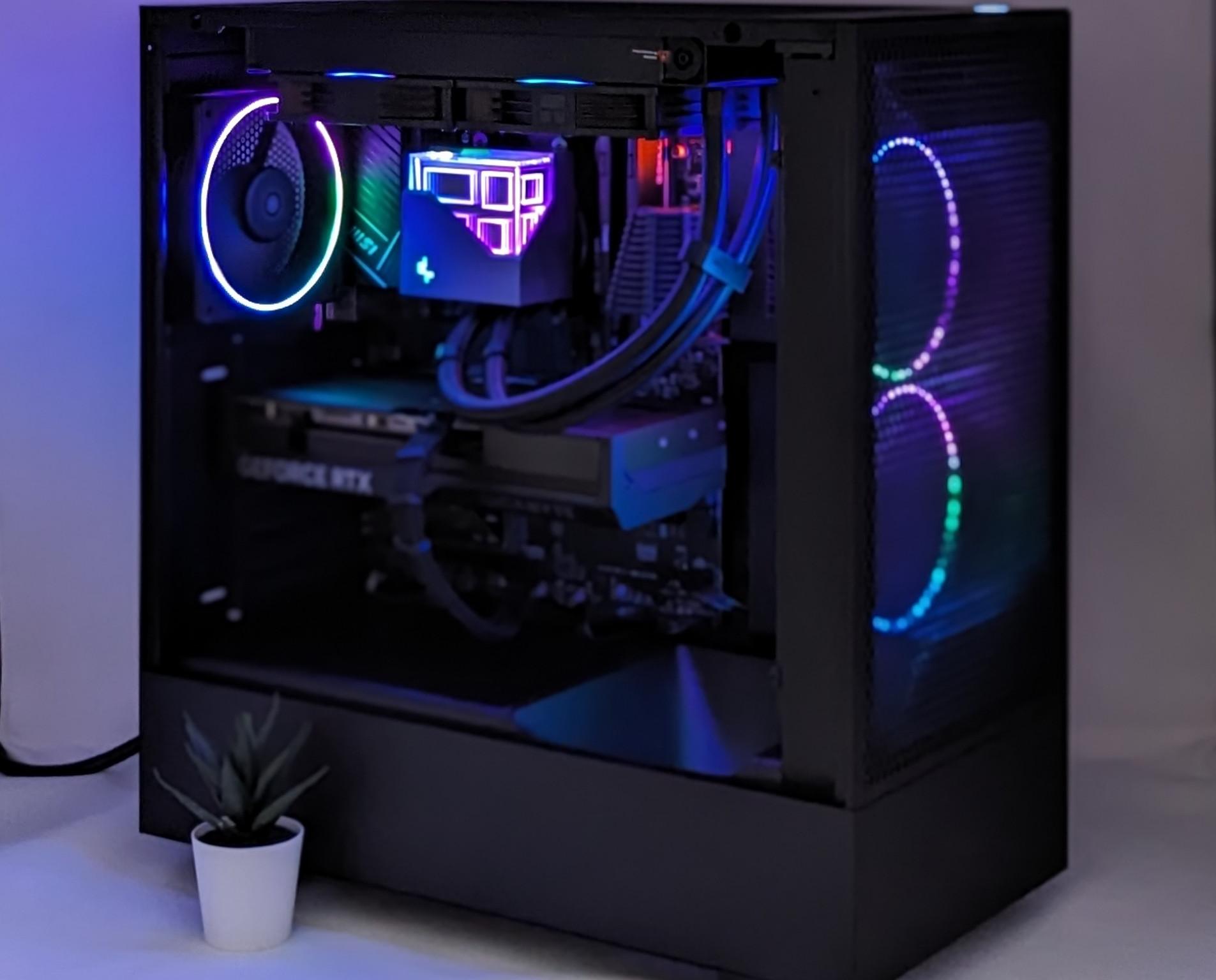 Elegant Flow | Nvidia RTX 4070 | Ryzen 7 7700X | 32gb RAM | Samsung 990 Pro 1TB Gen 4 NVMe SSD