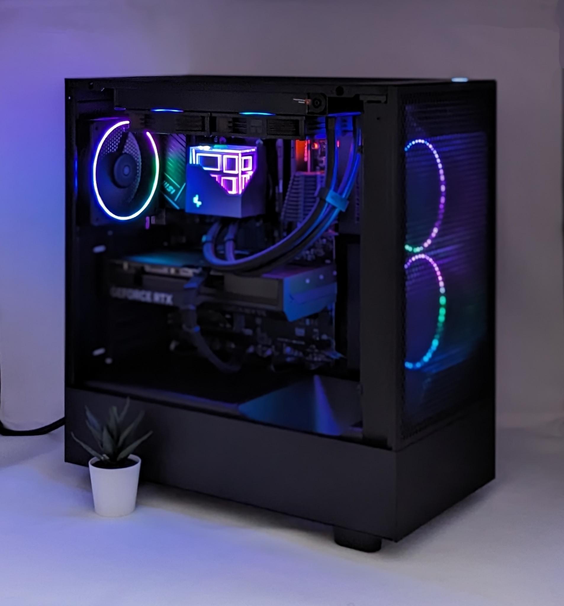 Elegant Flow | Nvidia RTX 4070 | Ryzen 7 7700X | 32gb RAM | Samsung 990 Pro 1TB Gen 4 NVMe SSD