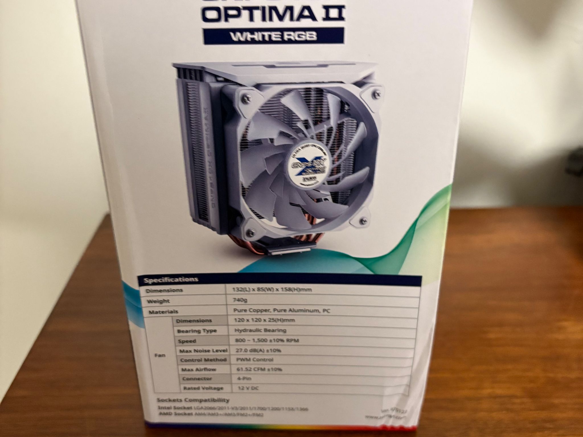 Zalman CNPS10X Optima II White RGB CPU Cooler (BNIB)
