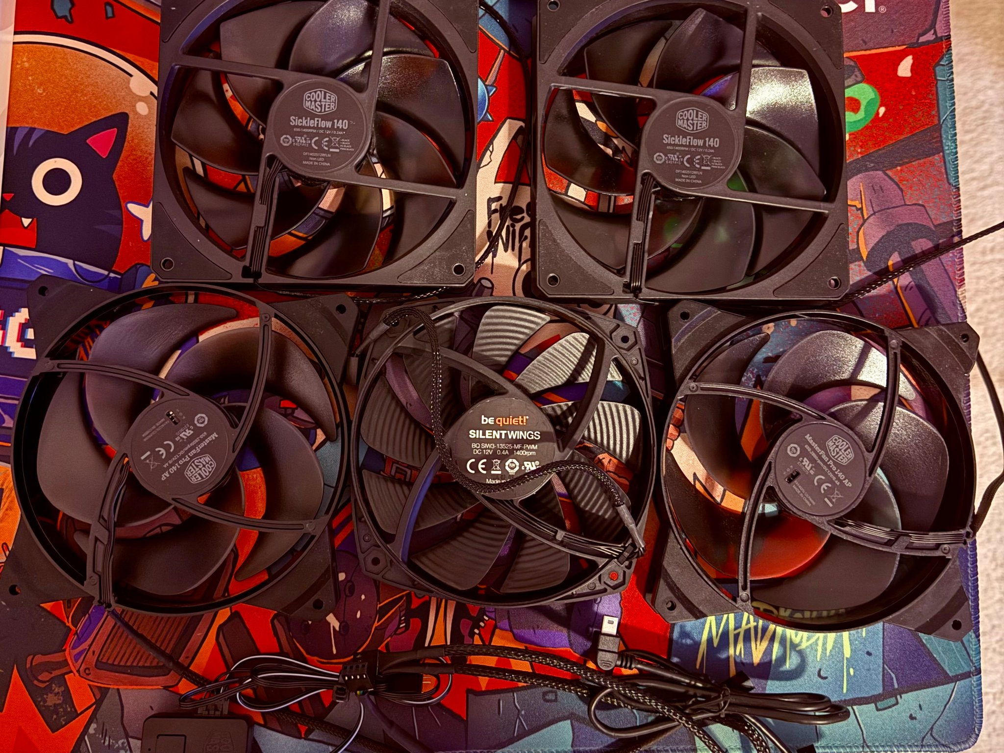 Bundle of Fans (Cooler Master + be quiet)