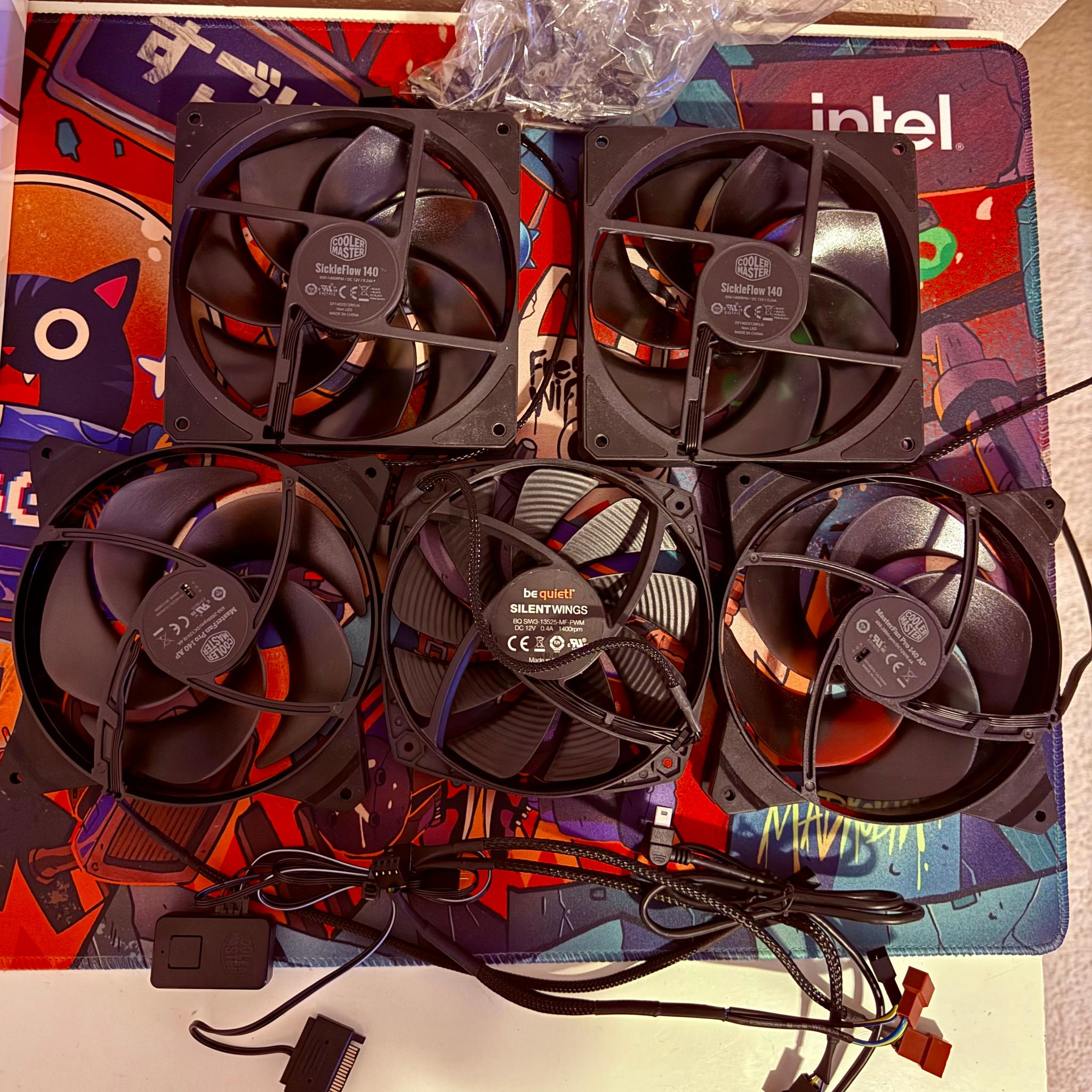 Bundle of Fans (Cooler Master + be quiet)
