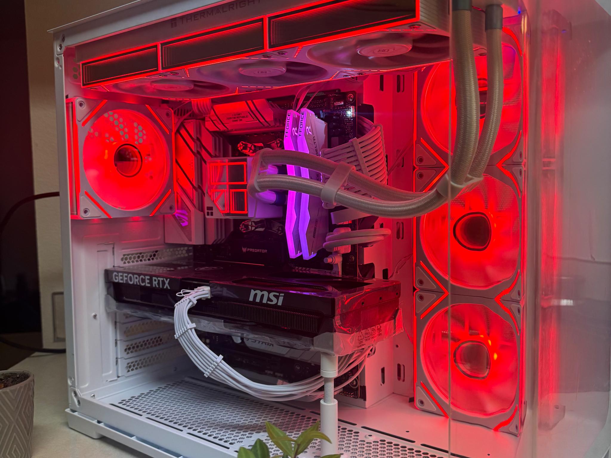 WHITE RTX 5080 GAMING PC | Ryzen 7 9800X3D | 32gb DDR5 RAM | 2tb SSD