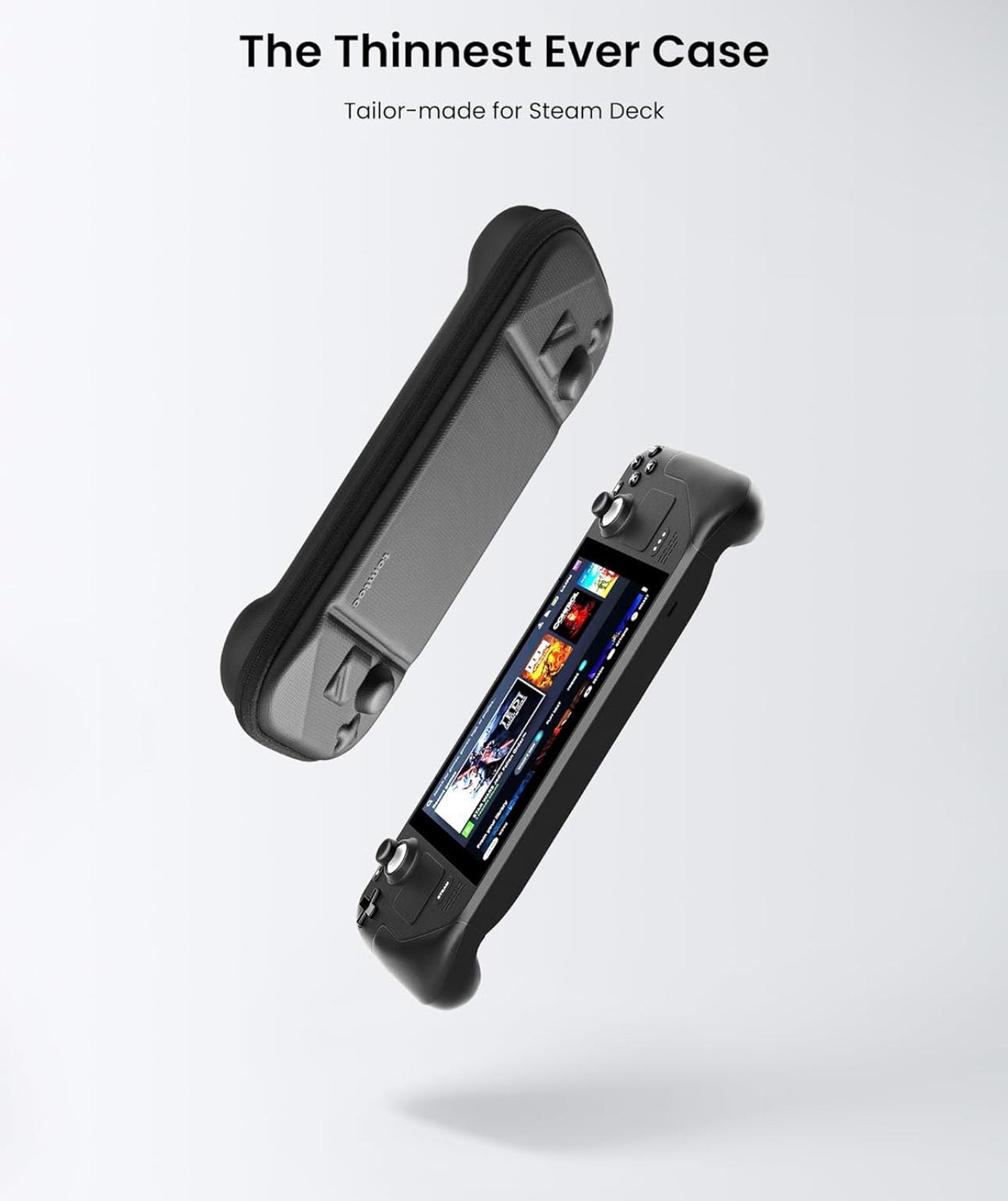 tomtoc Carrying Case Compatible with Steam Deck/Steam Deck OLED, Protective case