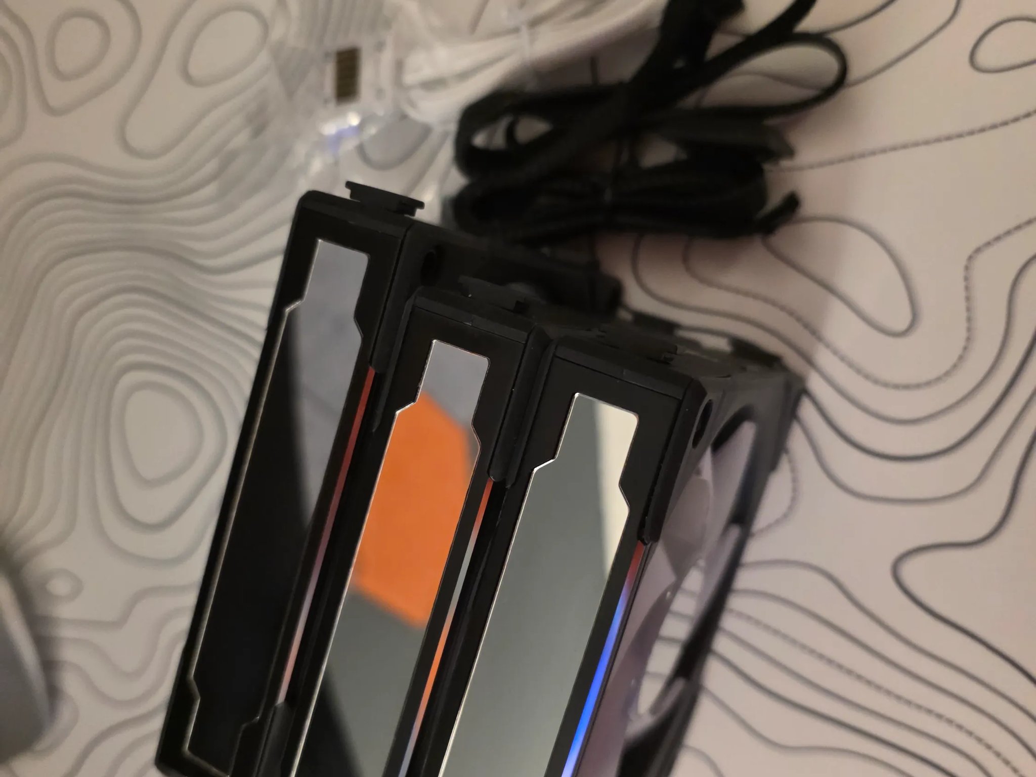 Lian Li UNI Fan SL Infinity Fluid Dynamic Bearing 120mm Case Fan - 3 Pack Black NO CONTROLLER