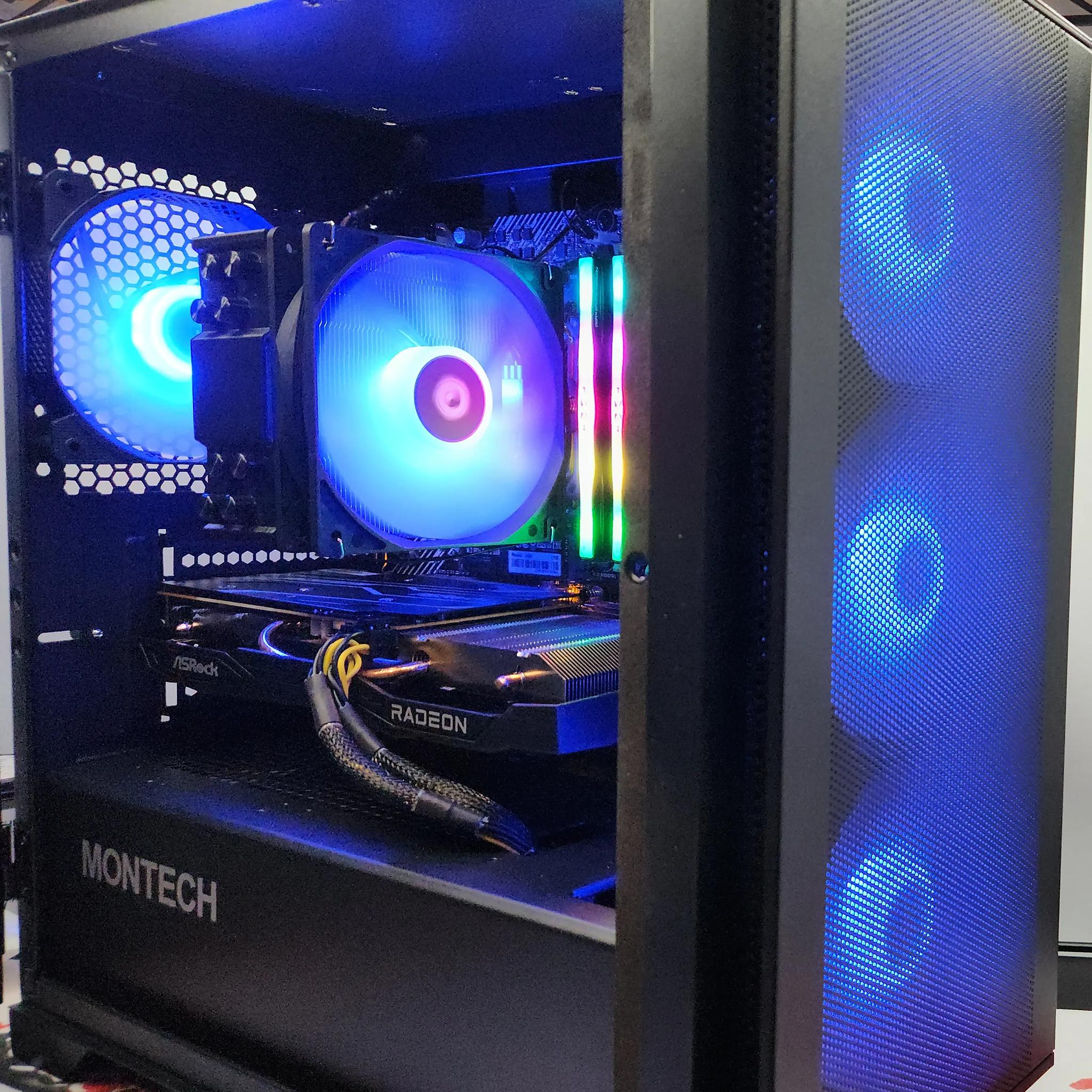 "Air 100" Gaming PC Ryzen 5 5500 / 16GB DDR4 / 1TB SSD / RX6600 8GB