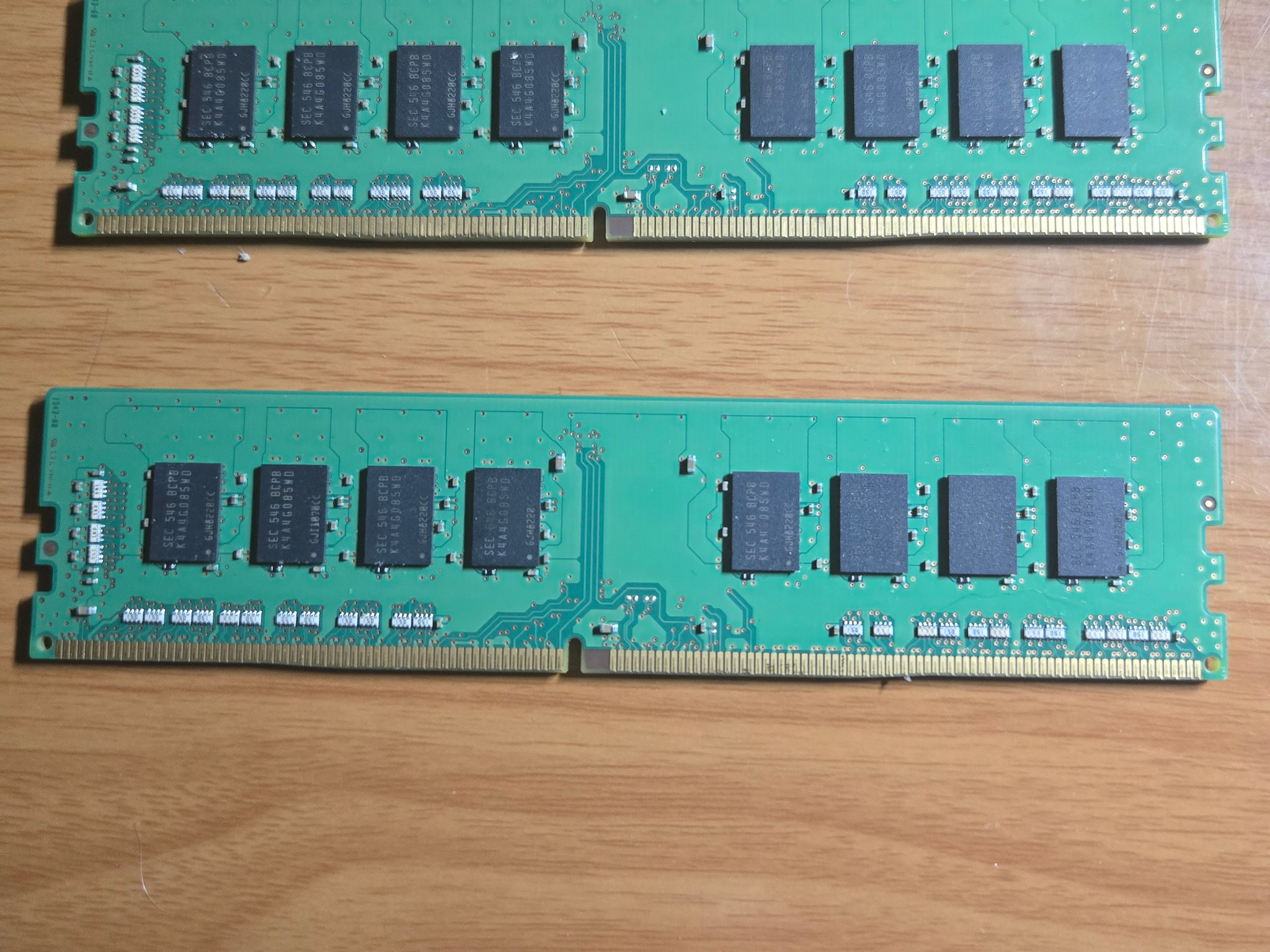 Samsung 32gb of RAM 16gb 2666mhz stick and 16gb (8x2) 2333mhz