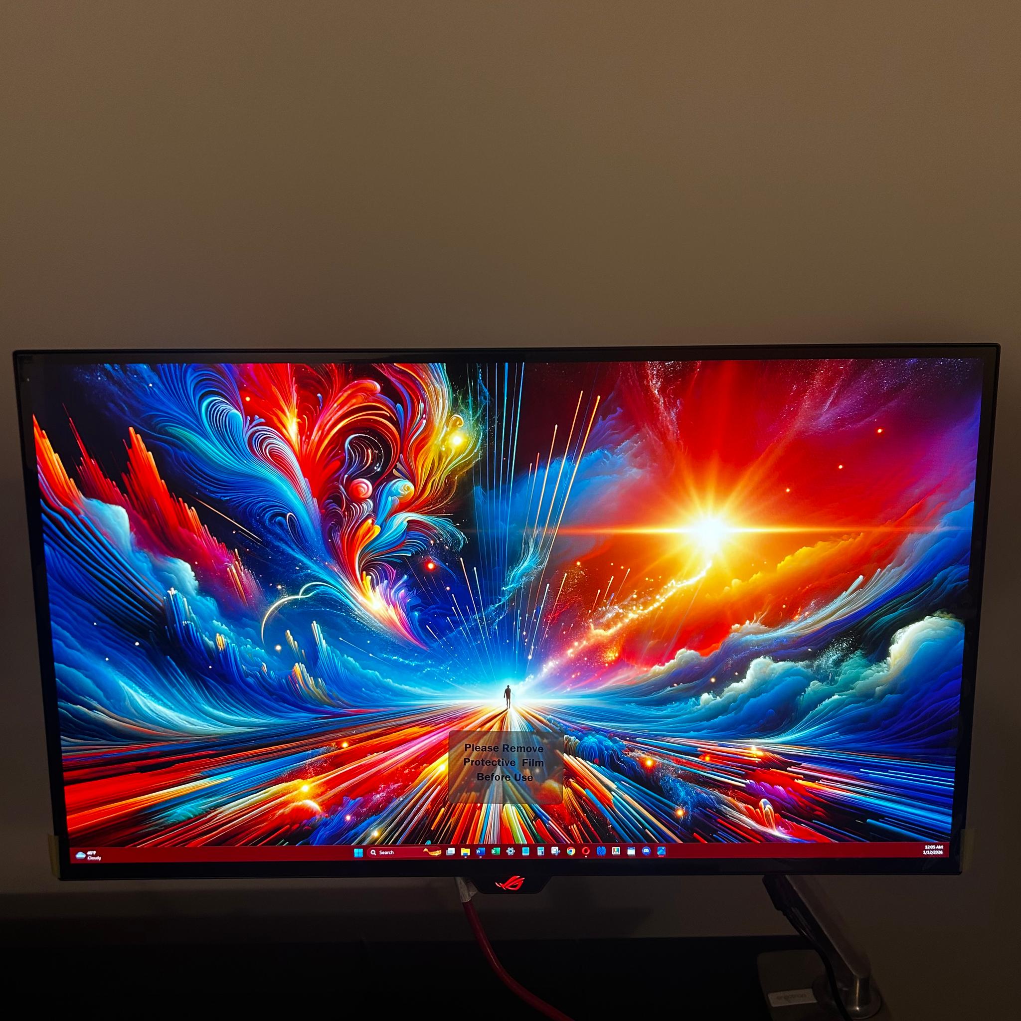 ASUS ROG 27” WOLED (240hz) 2560x1440 Resolution Gaming Monitor (XG27AQDMG)