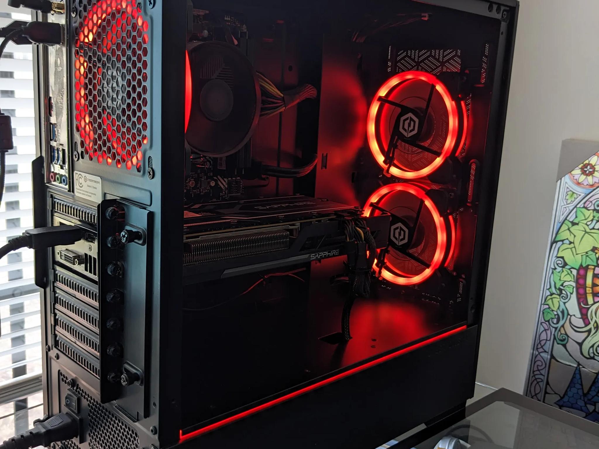 Phanteks, Win11, Ryzen 3100, 32gb ddr4-3200, R9 390 8gb GPU, SSD+HDD, BT+WiFi