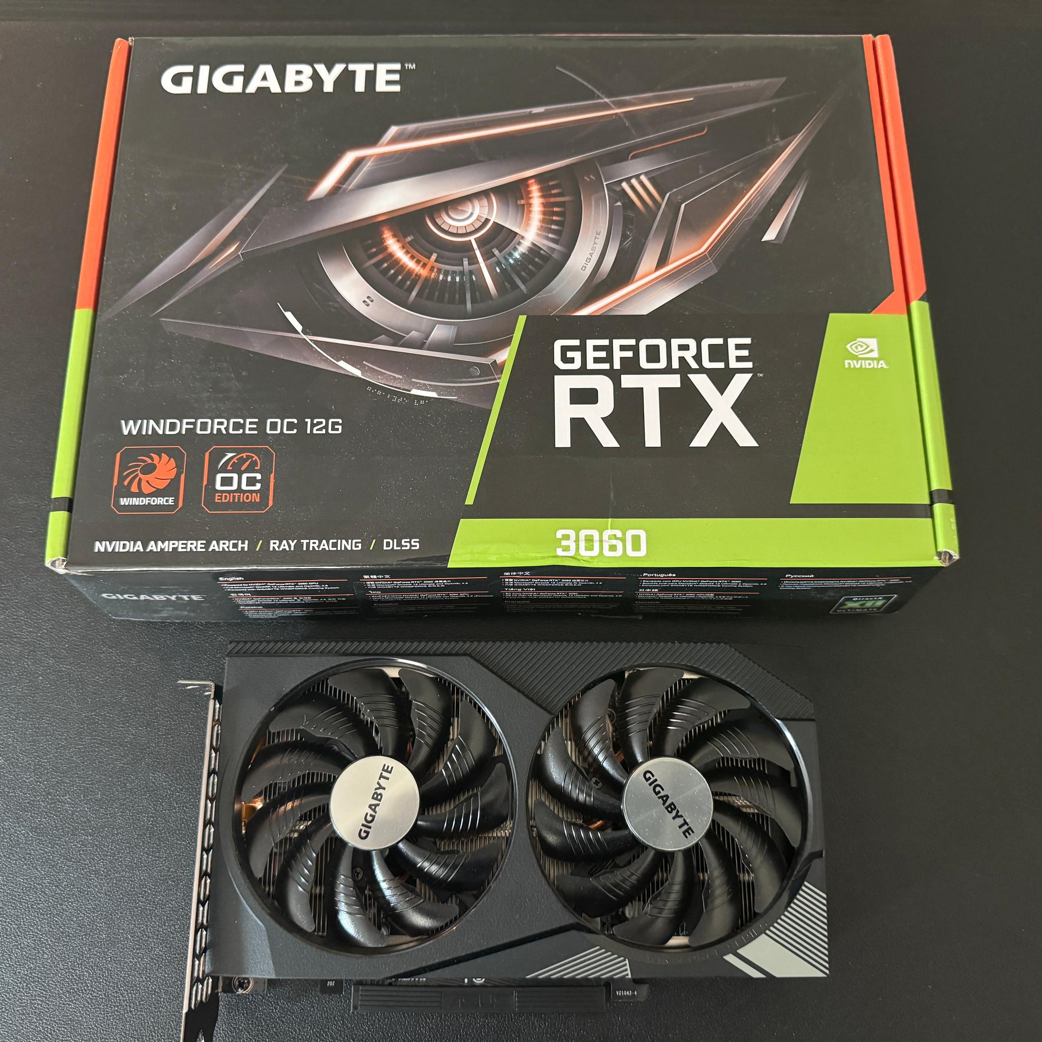 GIGABYTE WINDFORCE OC Rev 2.0 GeForce RTX 3060 12GB
