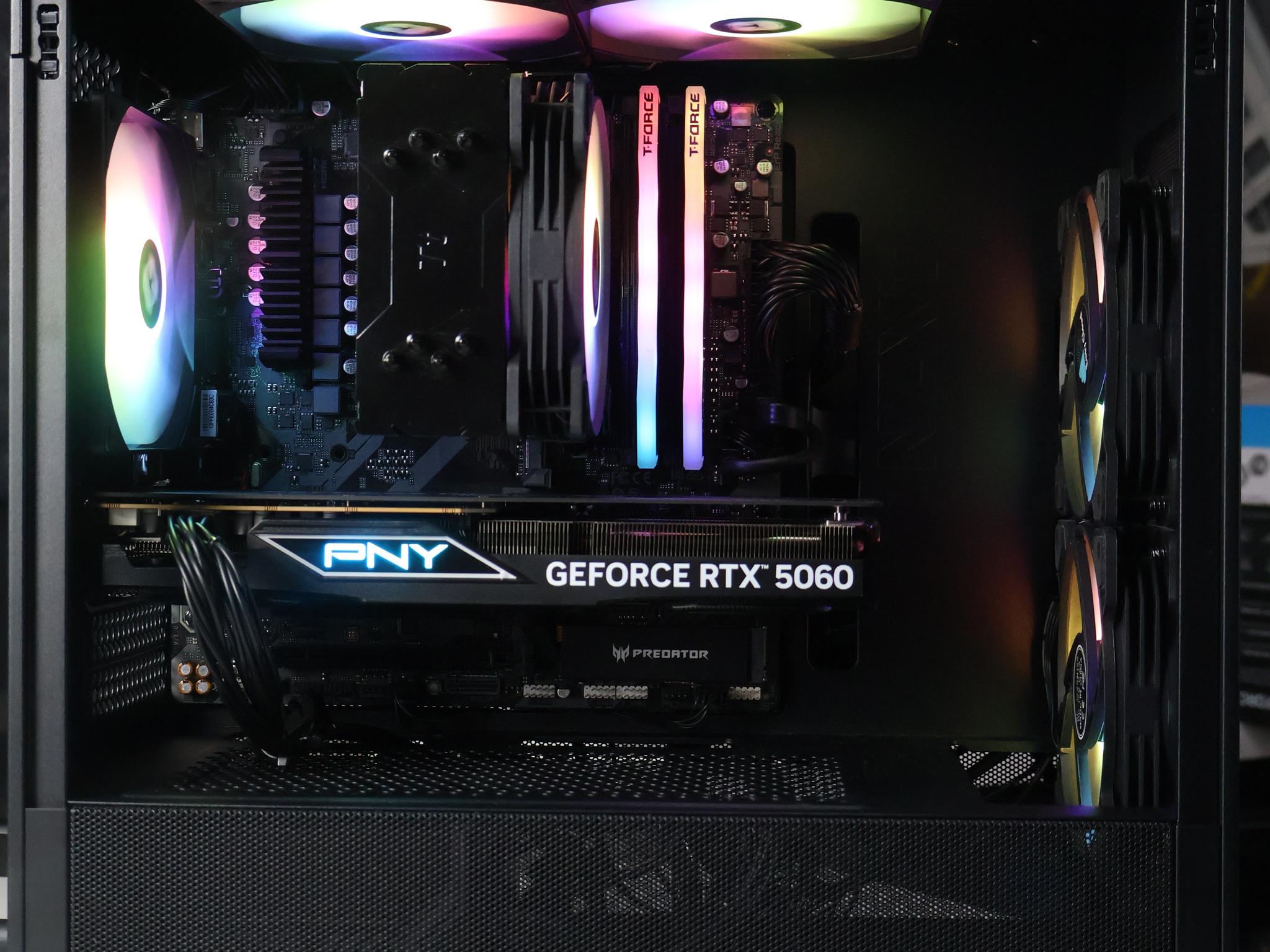 ⚫ Ryzen 5 7600X/RTX 5060 8 GB Gaming/Streaming PC ⚫