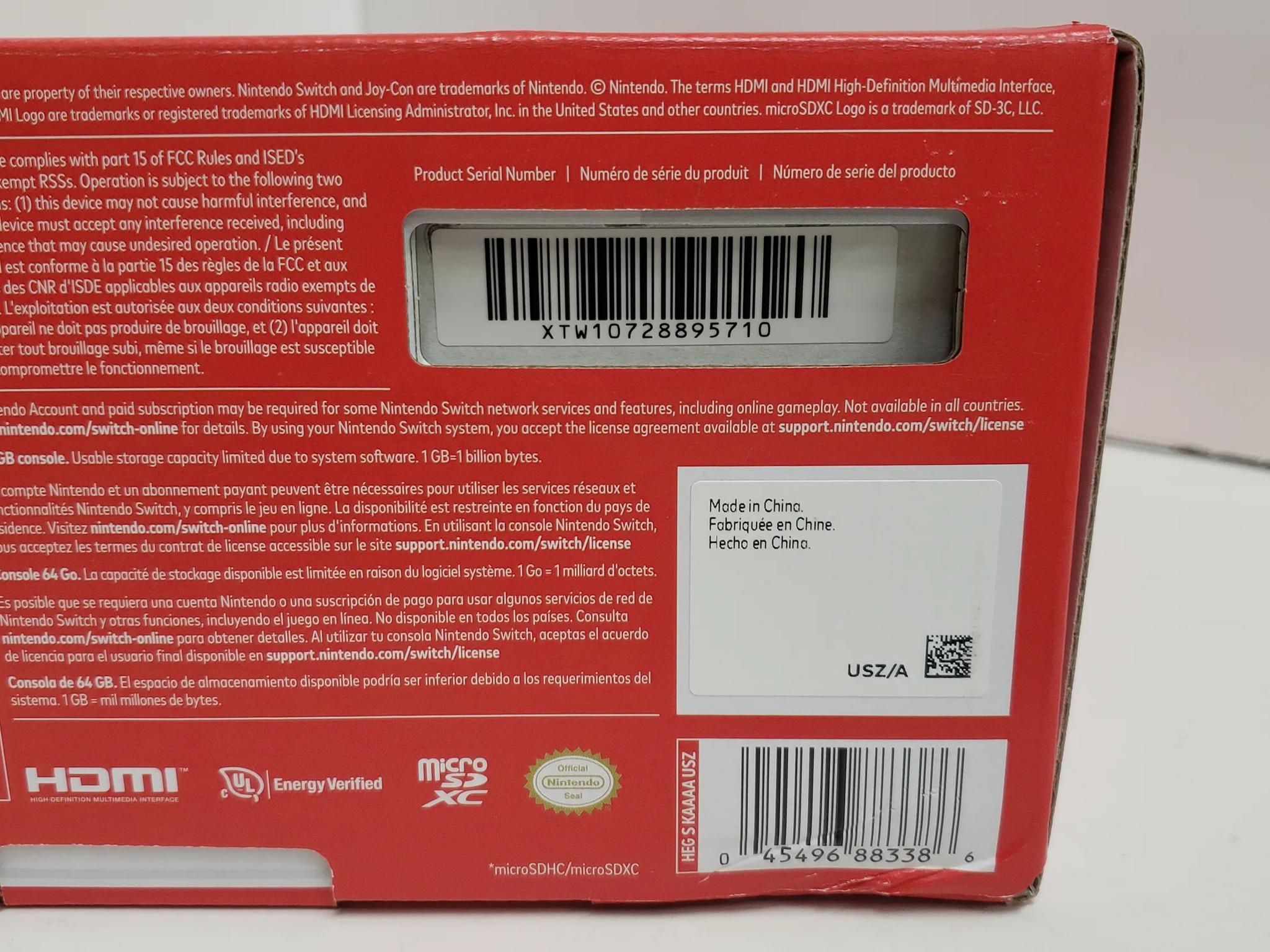 Nintendo Switch OLED Model w/ White Joy-Controllers