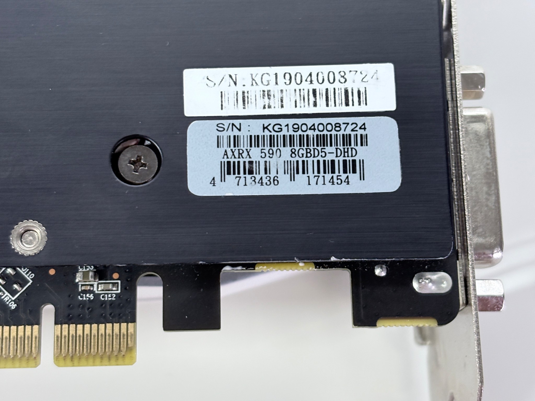 PRICE DROP! White Out PowerColor Rx 590 8gb Red Dragon Modded