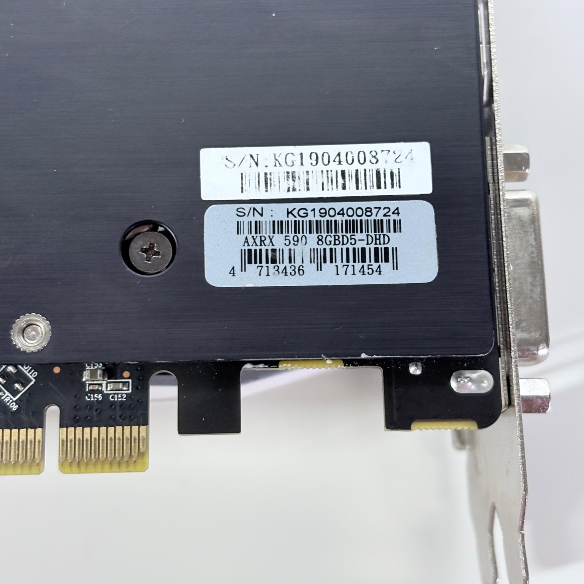 PRICE DROP! White Out PowerColor Rx 590 8gb Red Dragon Modded