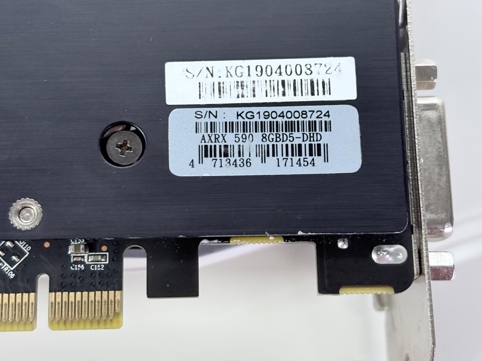 PRICE DROP! White Out PowerColor Rx 590 8gb Red Dragon Modded