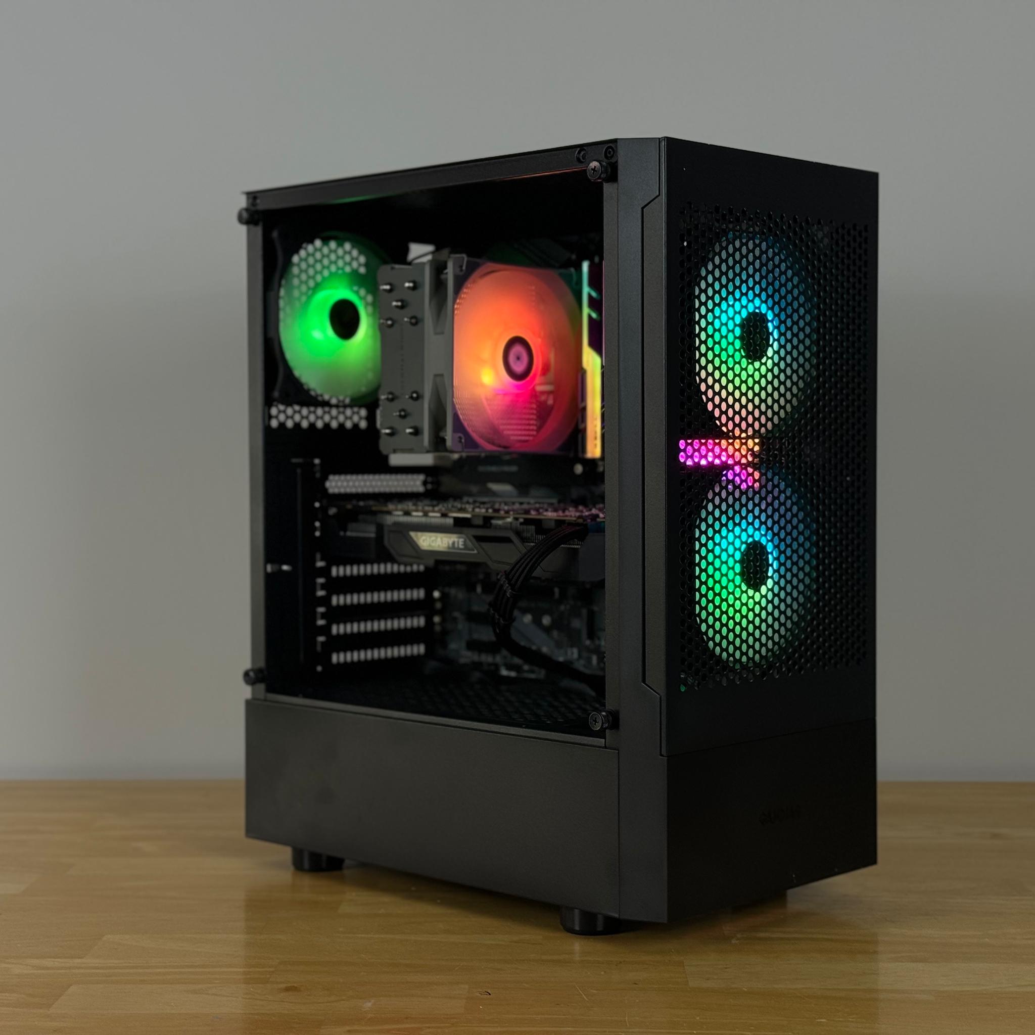 RGB OVERLOAD Intel i5 10400F GTX 1070 1TB Gaming/Streaming PC