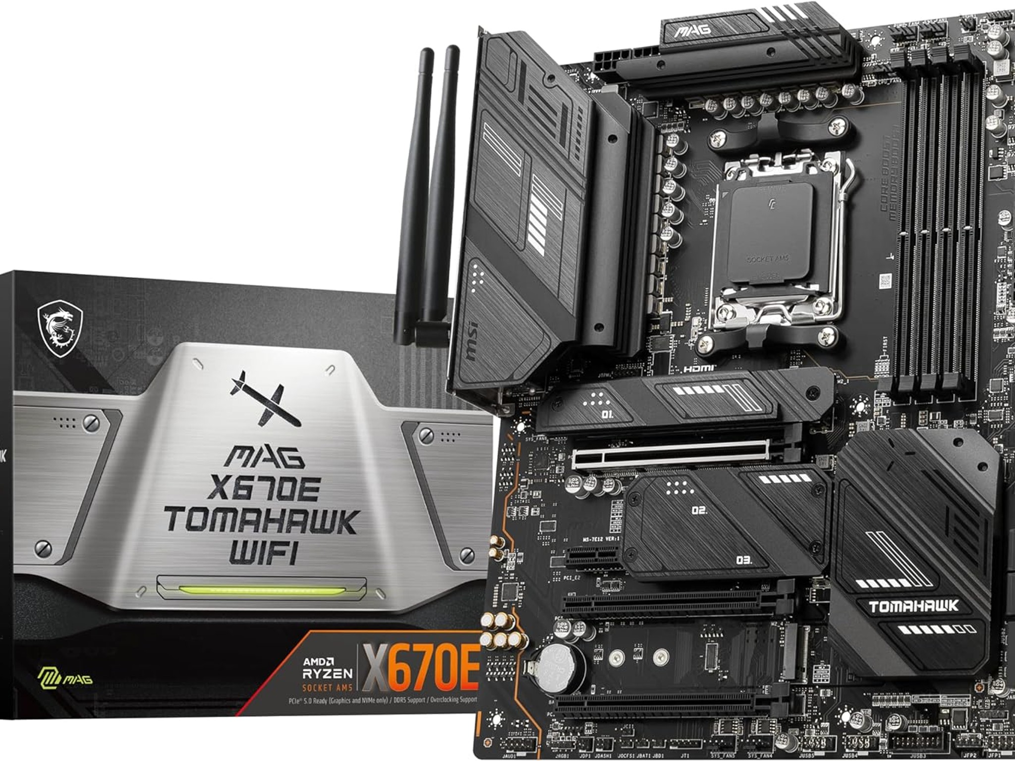 MSI X670E MAG Tomahawk WiFi AMD AM5 ATX Motherboard
