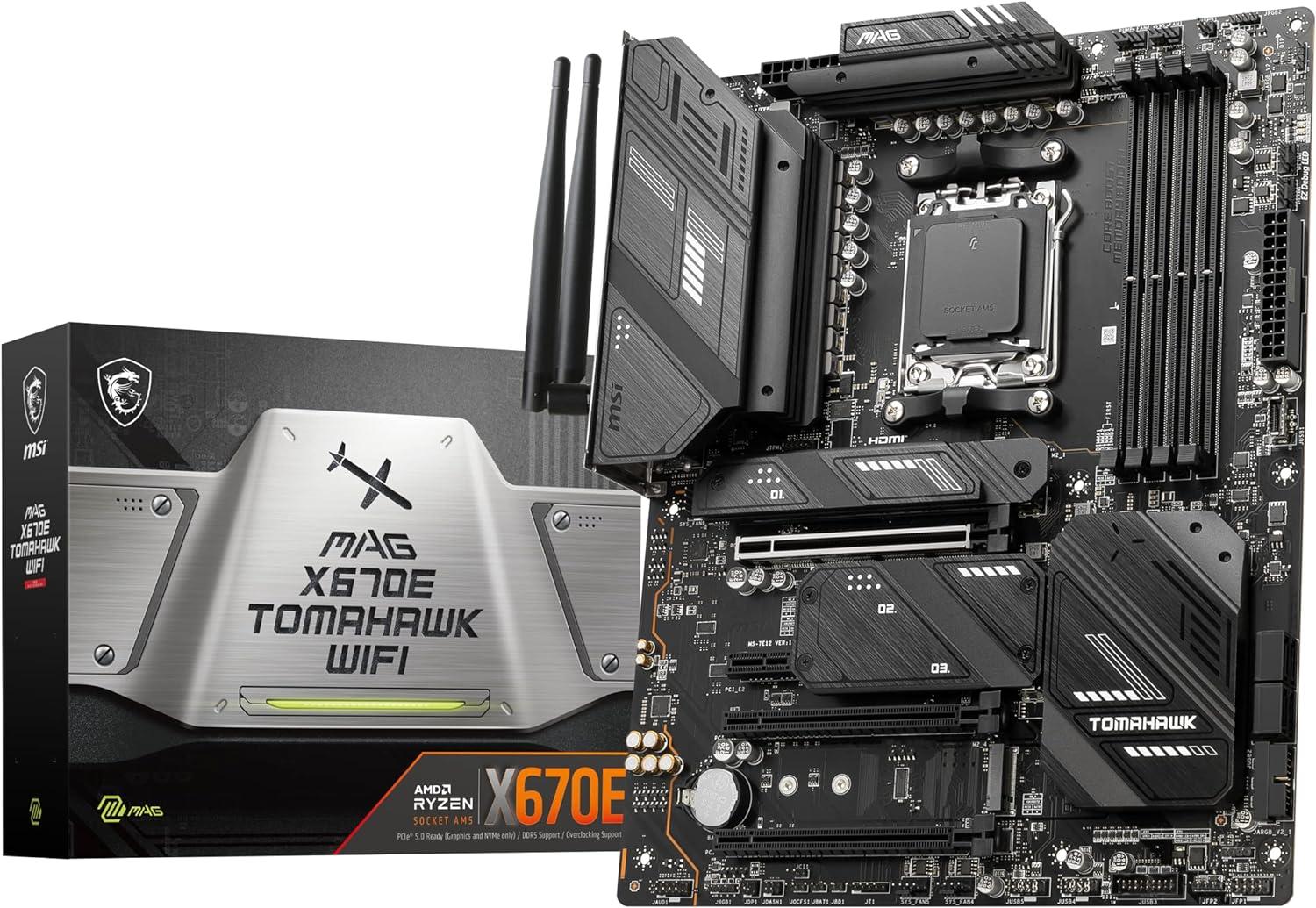 MSI X670E MAG Tomahawk WiFi AMD AM5 ATX Motherboard