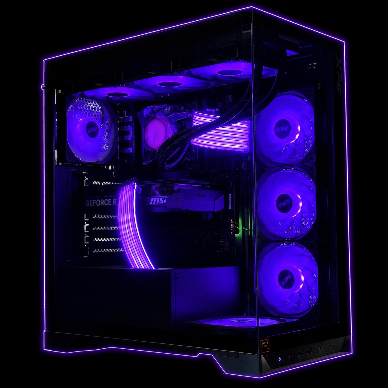 1440P Gaming Pc / Ryzen 7 9800X3D / 32GB DDR5 / RTX 5070 / 1TB SSD / X870 / New With Warranty