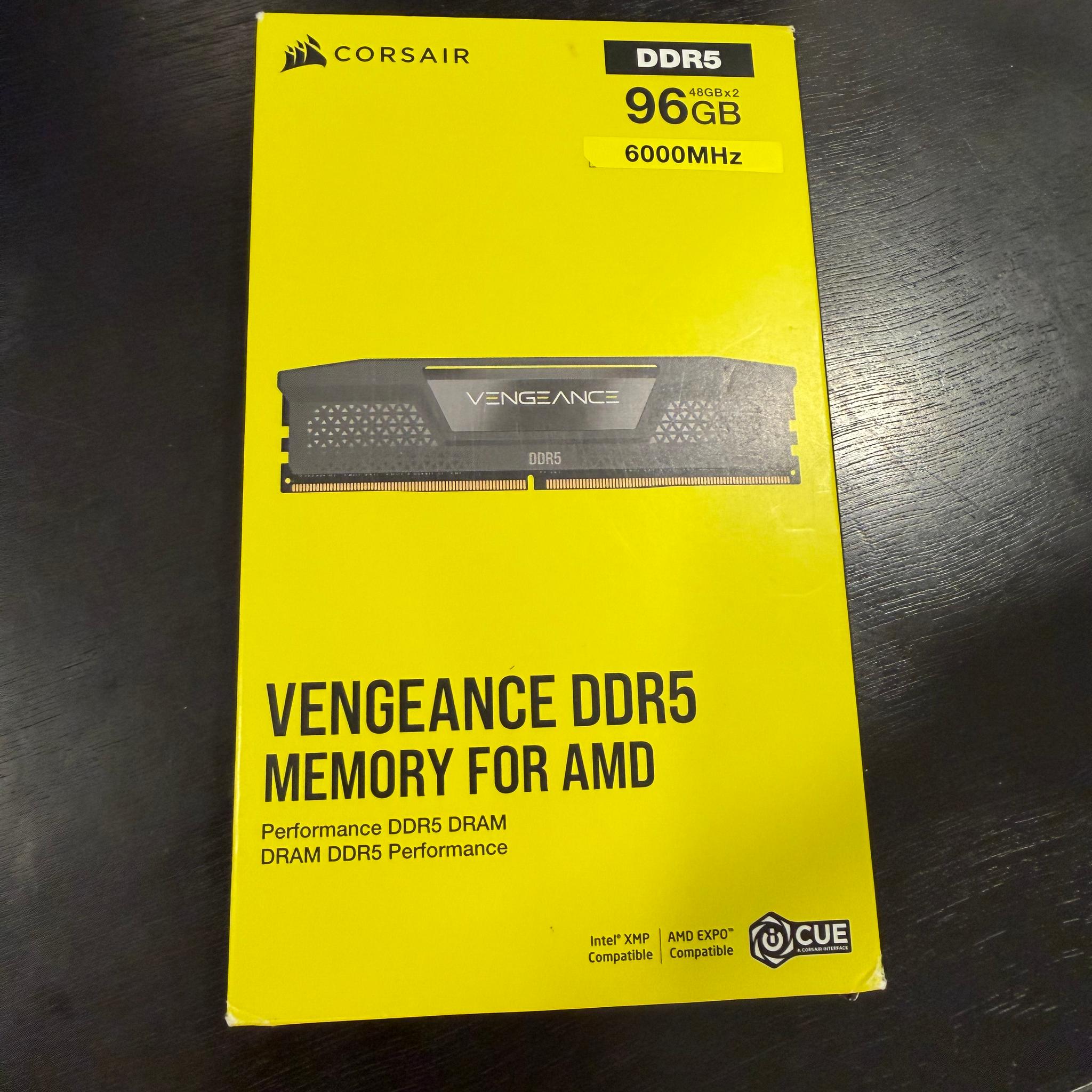 Corsair Vengeance DDR5 96GB 6000MHz