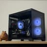 ♠️ Black Gaming PC ♠️ RTX 5050 ( = 4060) | Ryzen 5 5500 | 16gb RGB RAM | 1TB SSD - WiFi, BlueTooth