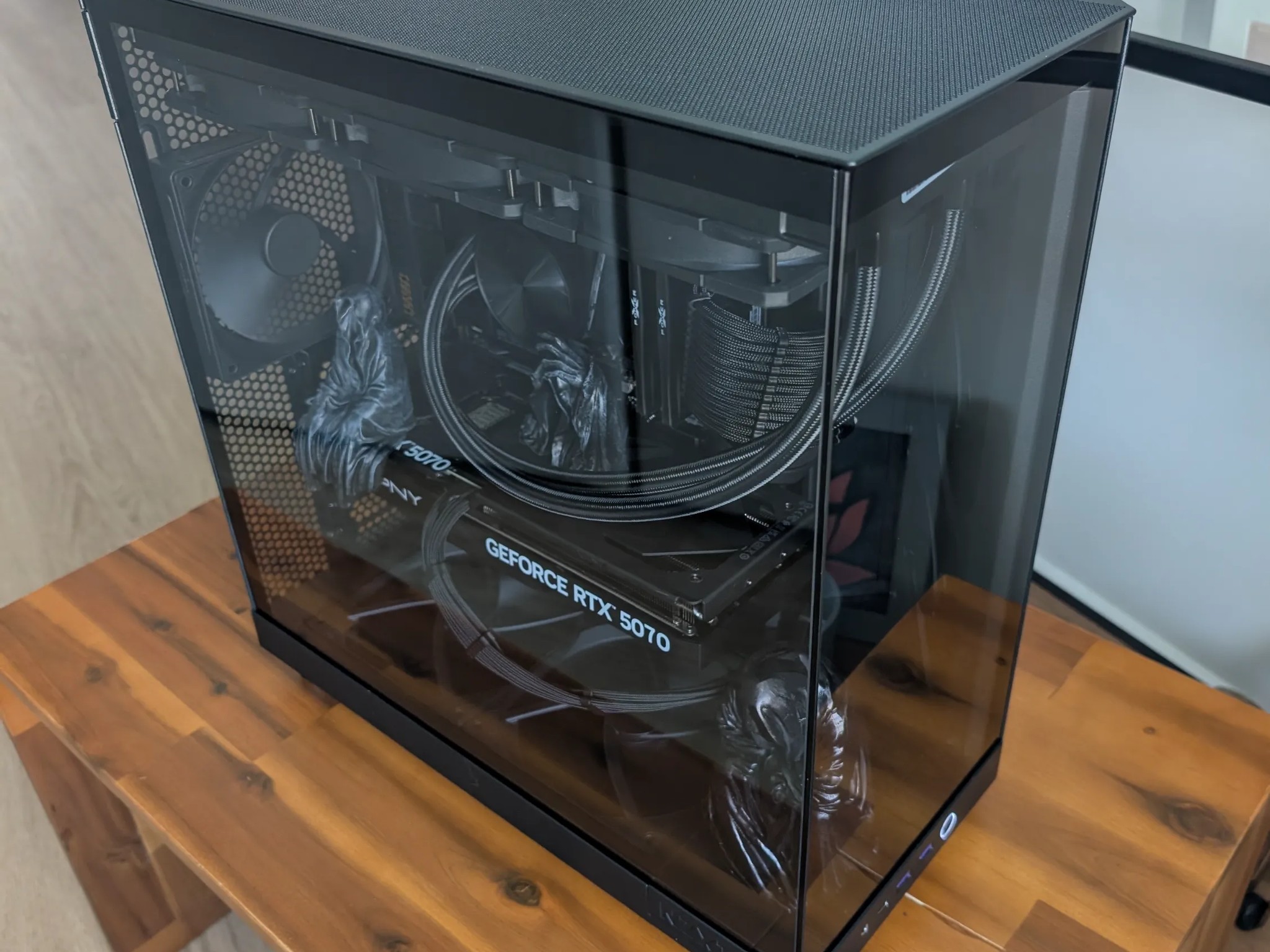 7600X3D + 5070 - Grim Reaper All Black No RGB PC - NZXT H6 Flow