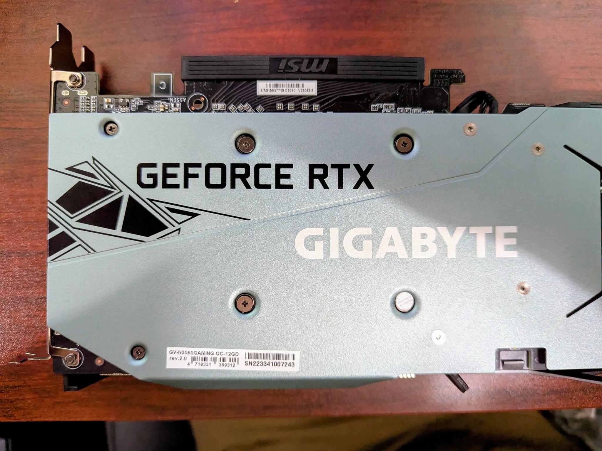 GIGABYTE GeForce RTX 3060 Gaming OC 12G Graphics Card