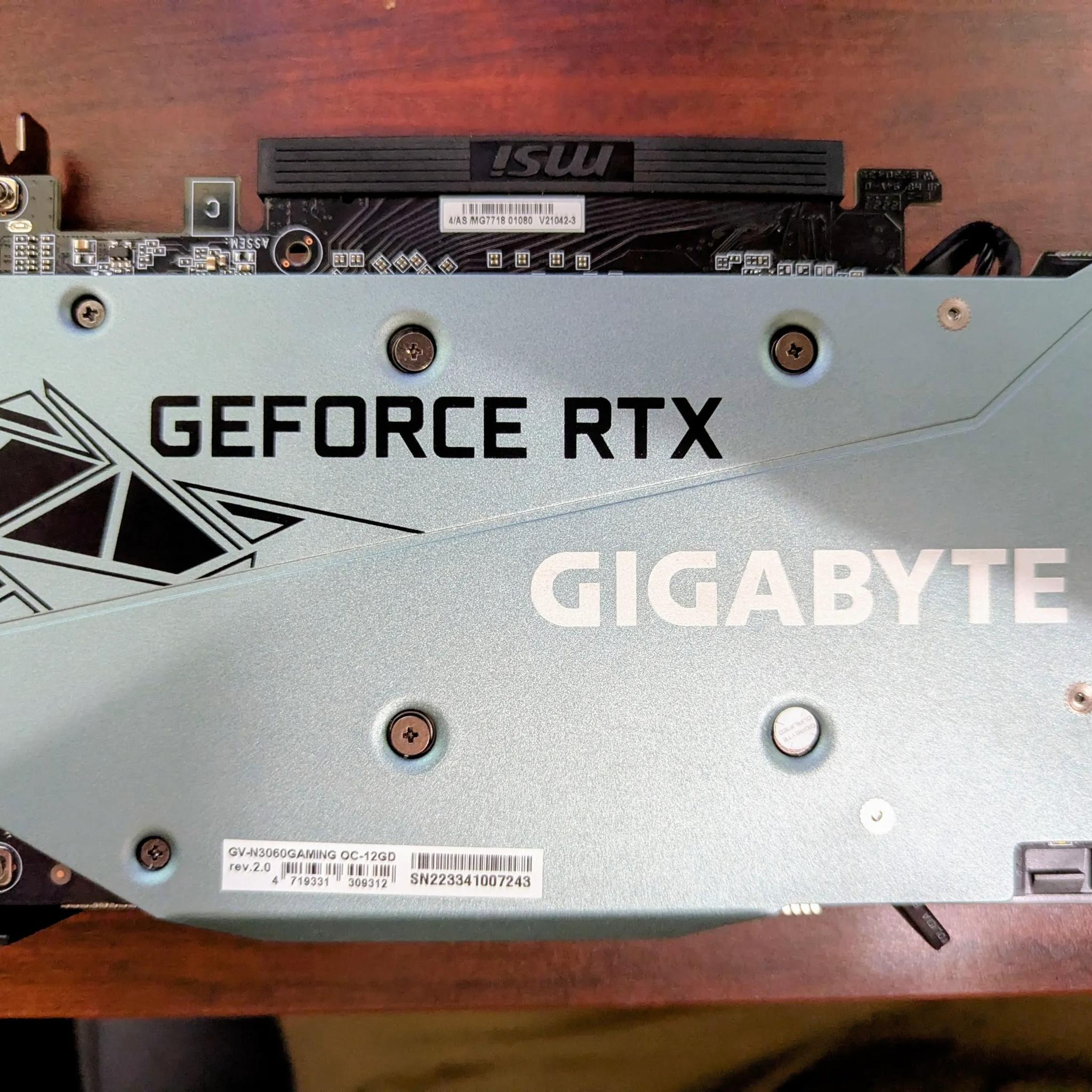 GIGABYTE GeForce RTX 3060 Gaming OC 12G Graphics Card