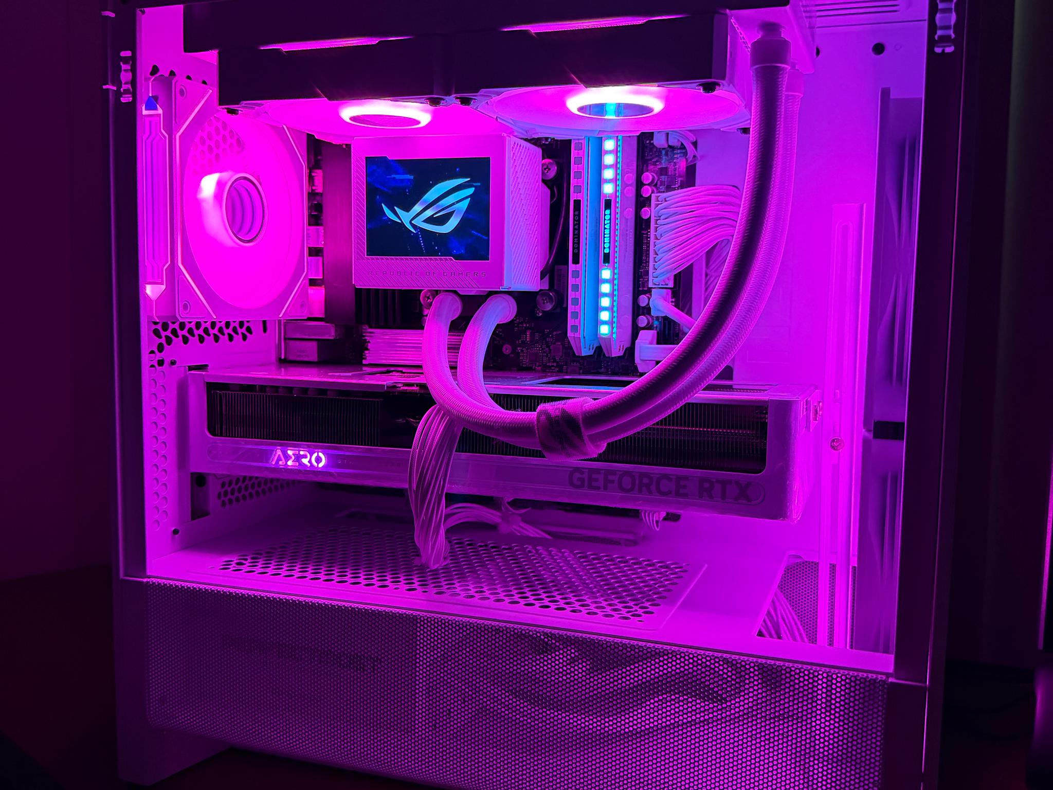 “Pink Panther” Gaming PC Customizable RGB Ryzen 7 8700G, RTX 5070 12GB, 32GB DDR5, 1TB Gen4 NVMe