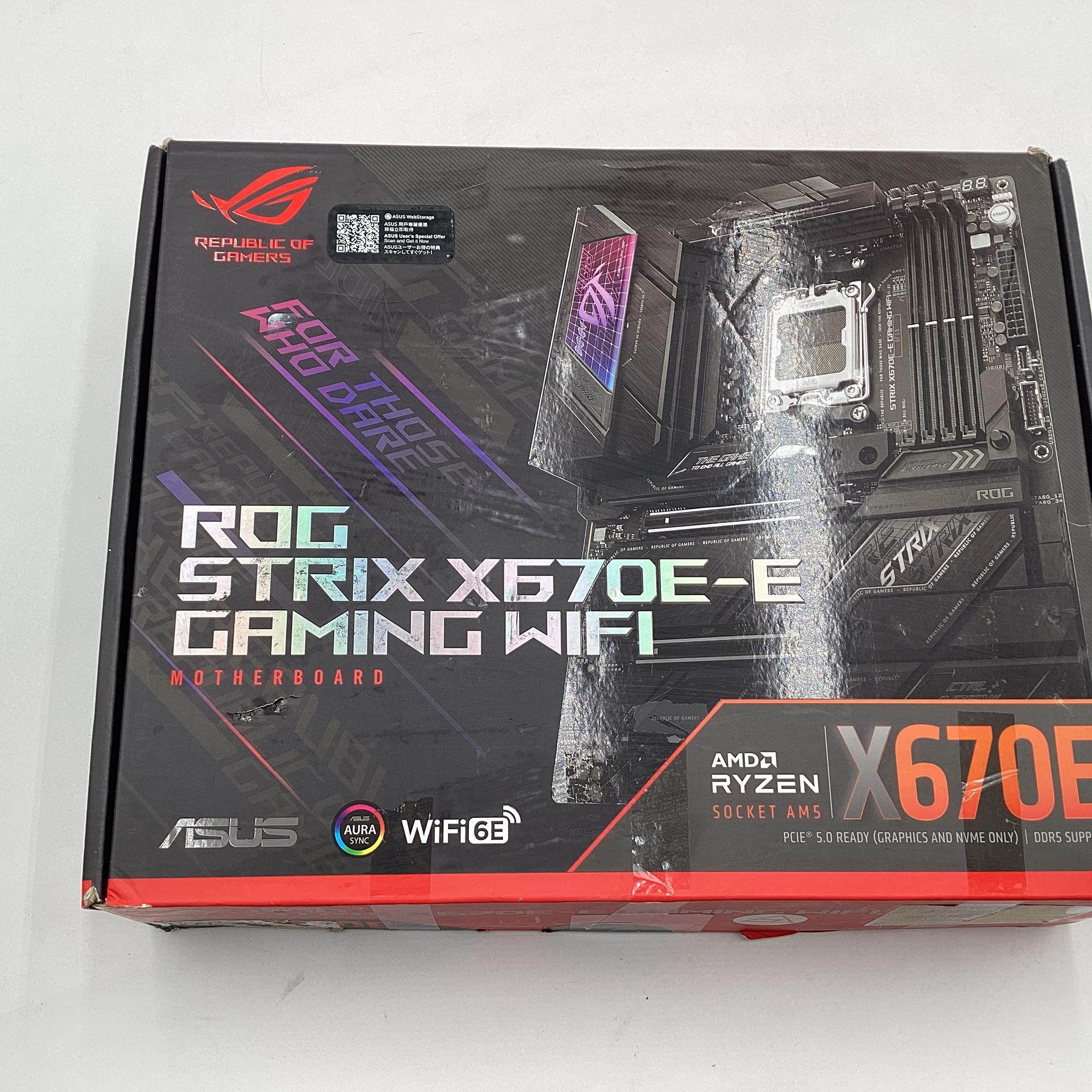 ASUS ROG Strix X670E-E Gaming Socket AM5(LGA 1718) Ryzen 7000 ATX Motherboard